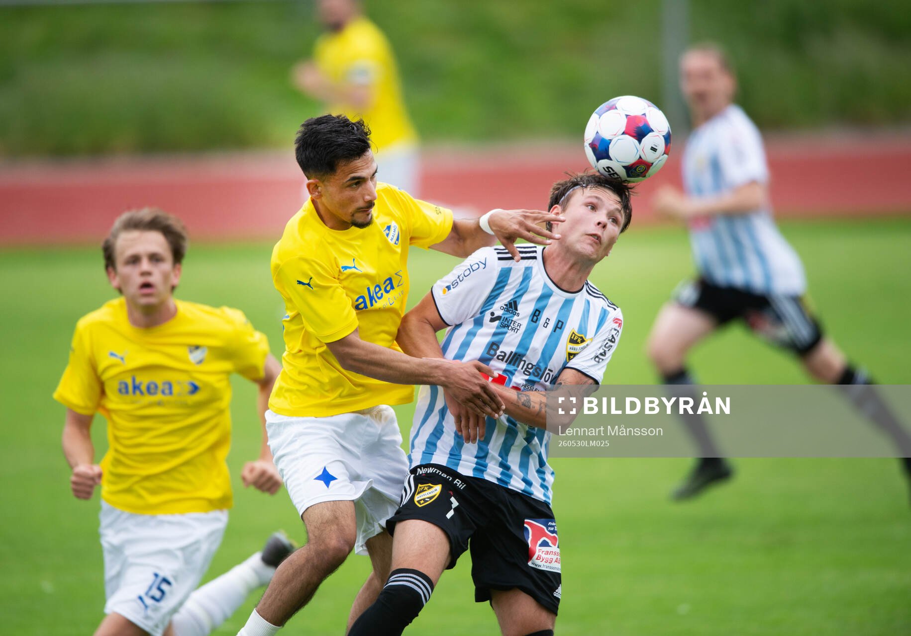 IFK Hässleholms Viggo Sigfridsson i matchen i division 3