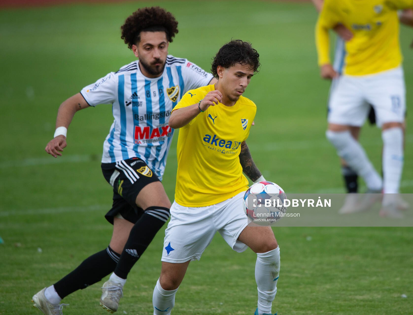 IFK Hässleholms Waseem Jafleh och IFK Malmös Robin