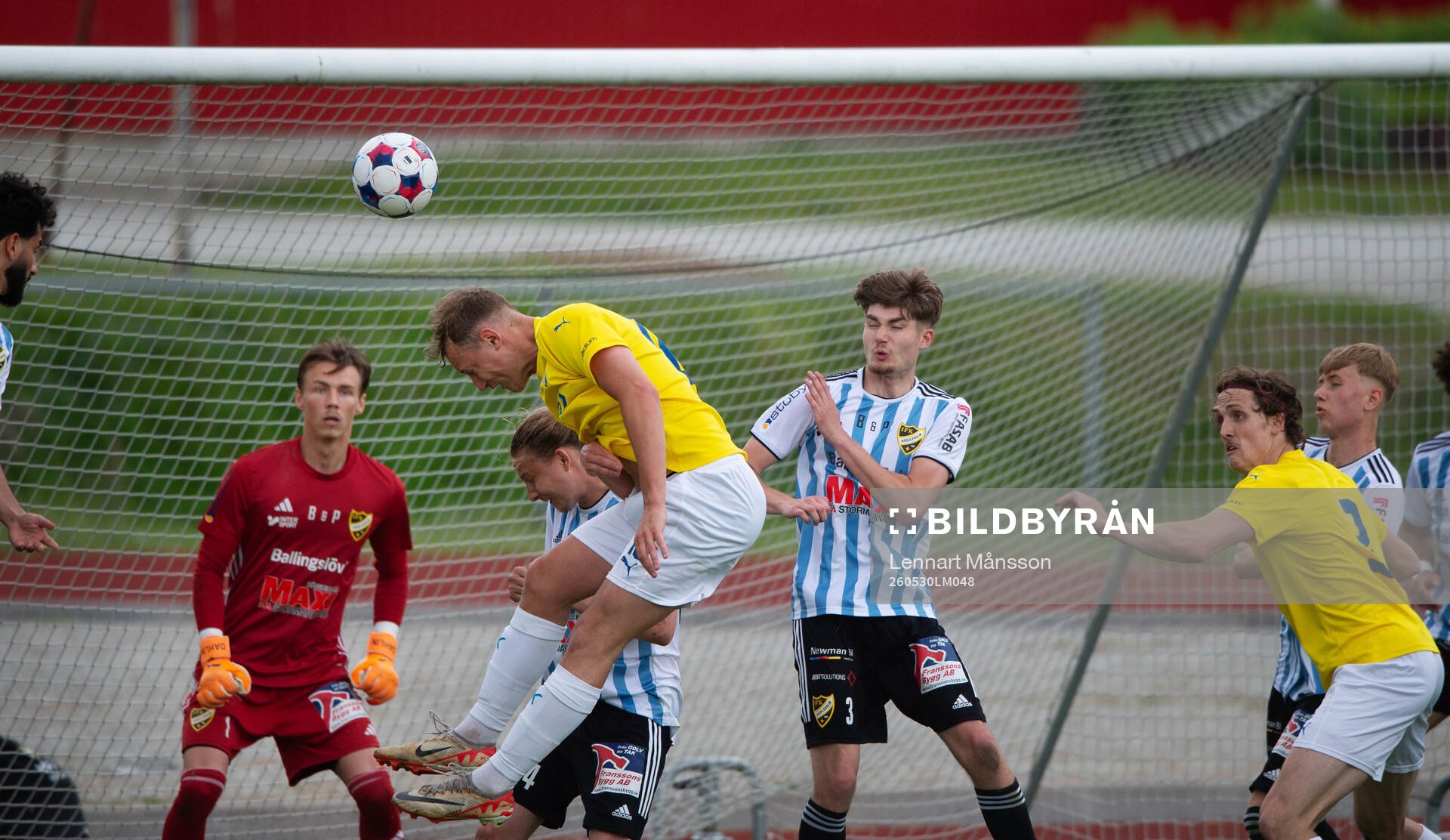IFK Malmö nickar mot mål i matchen i division 3 mellan