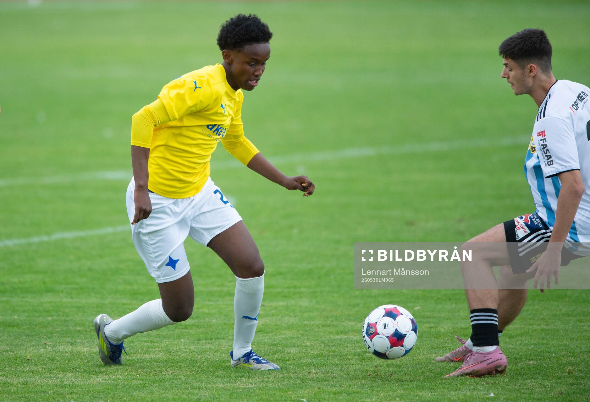 IFK Malmös Sakariya Adan mot Hässleholms Leon Shala i