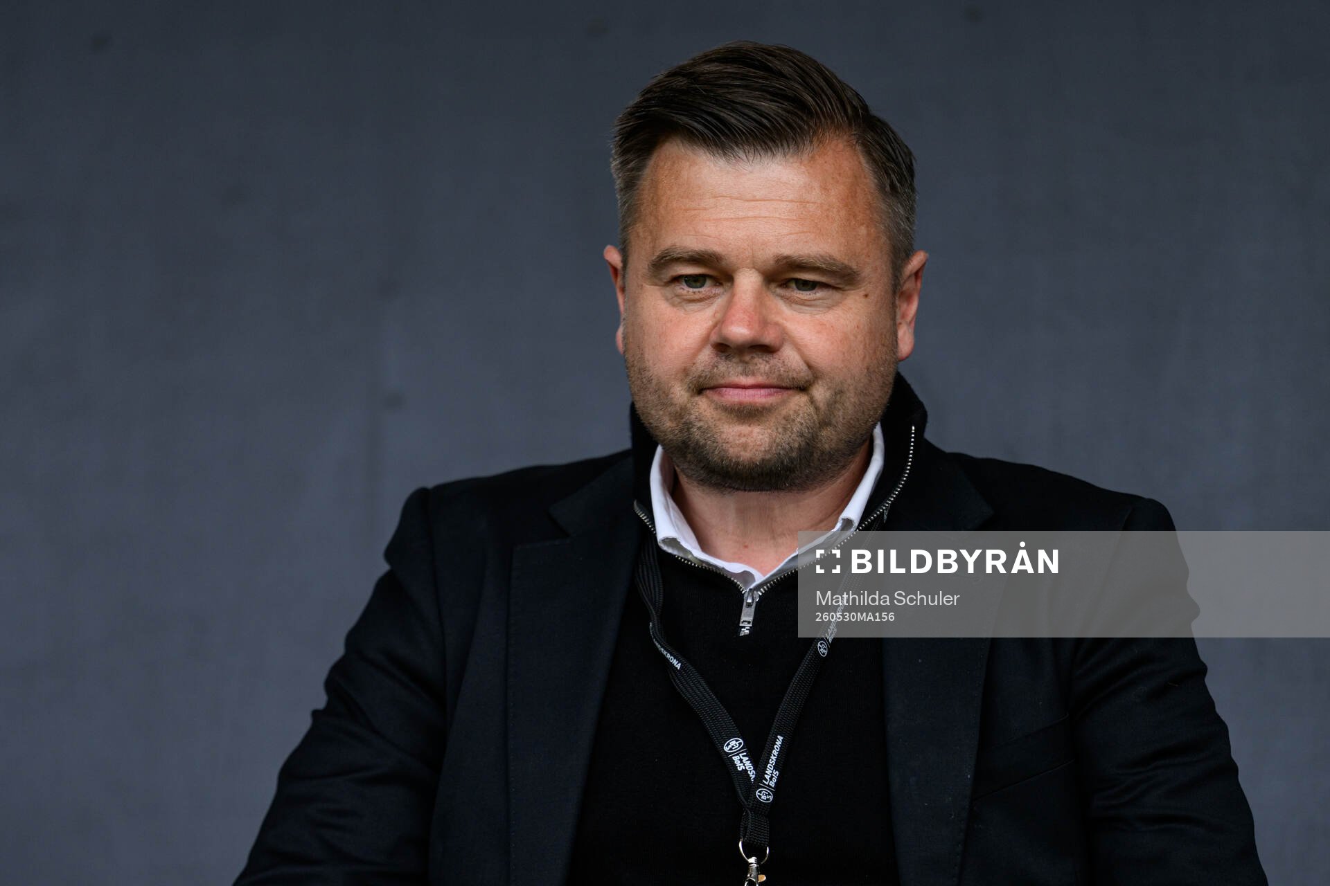 Landskronas sportchef Robert Grandén