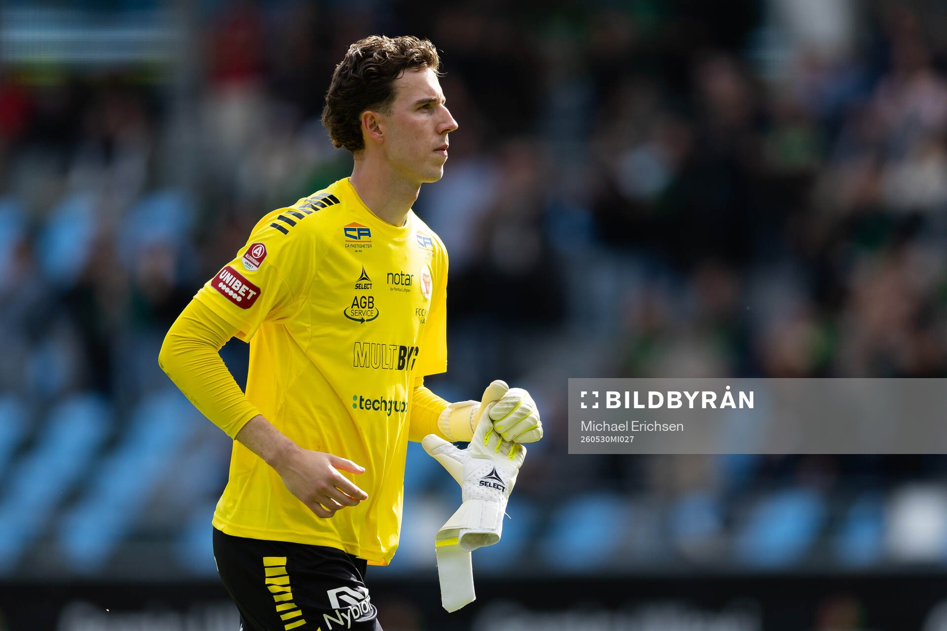 Kalmars målvakt Samuel Brolin deppar