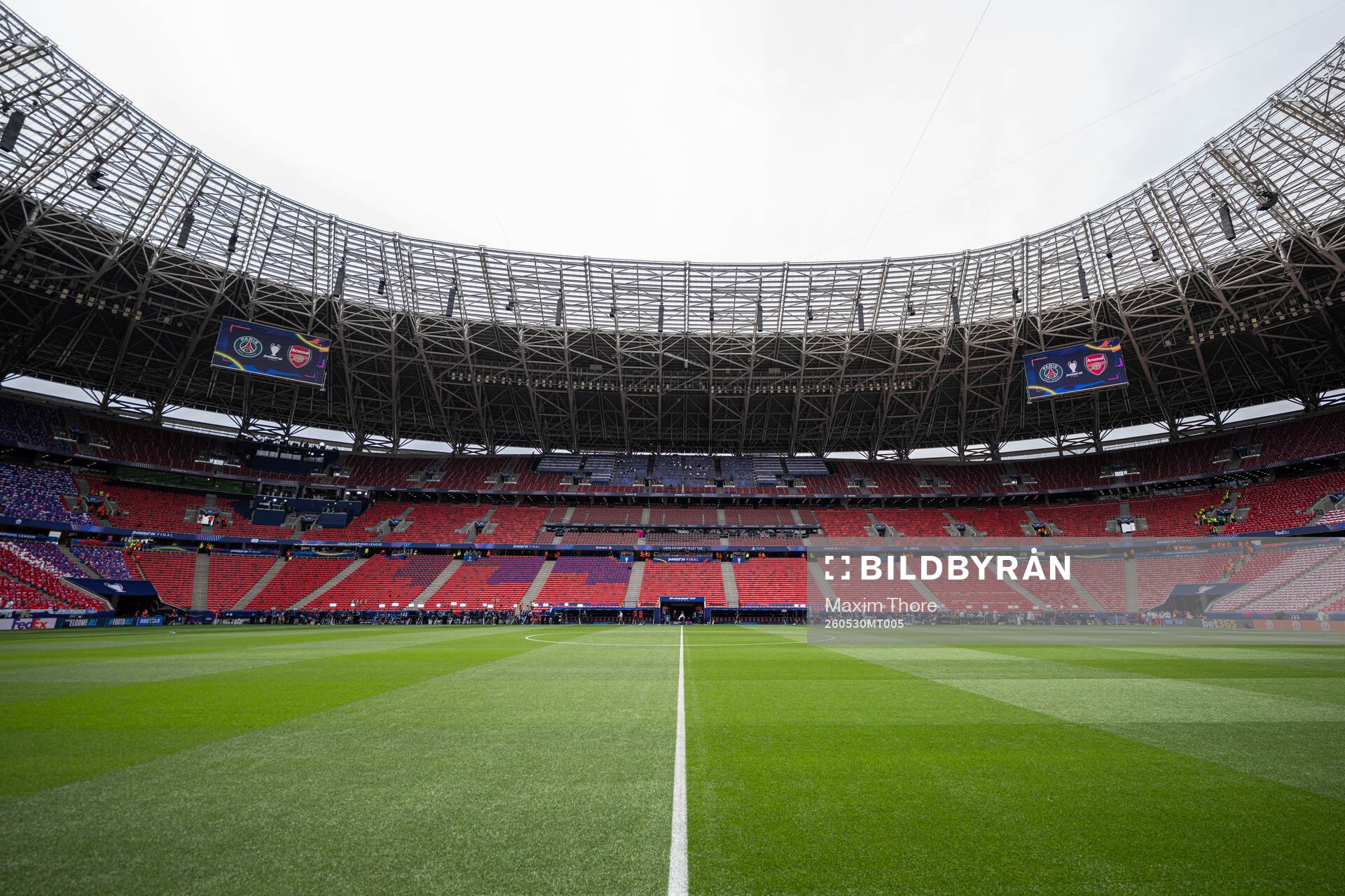 Interior view of Puskas Arena