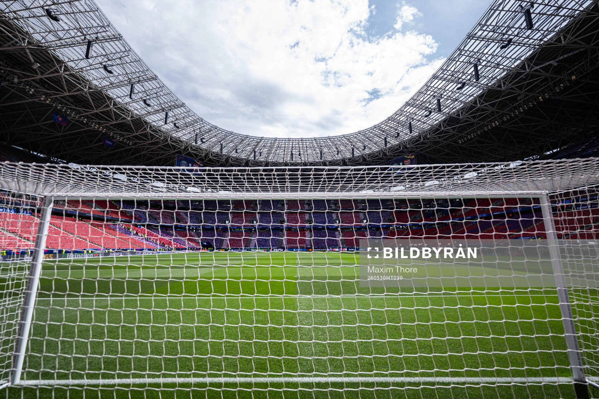 Interior view over Puskas Arena