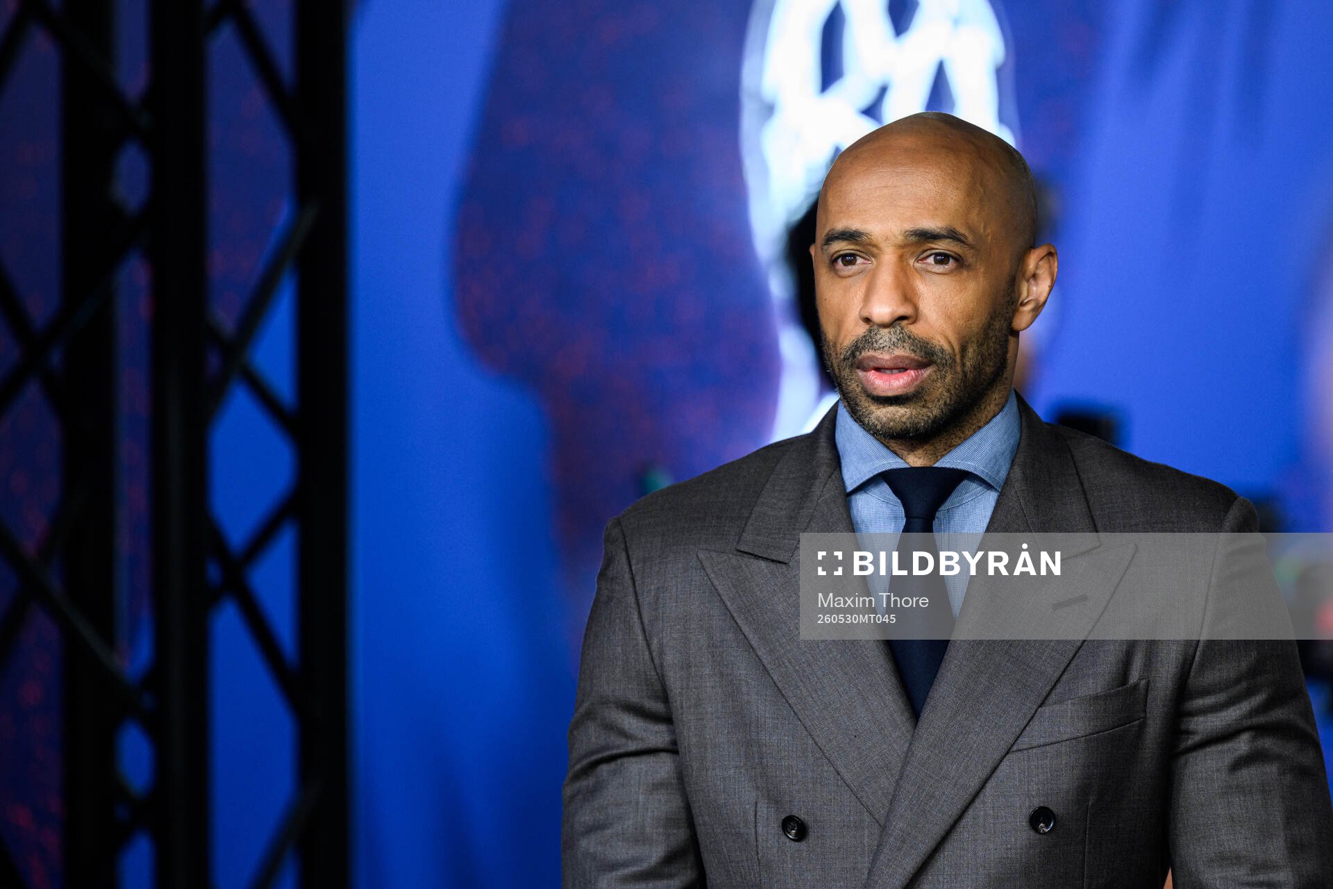 Thierry Henry with the trophy