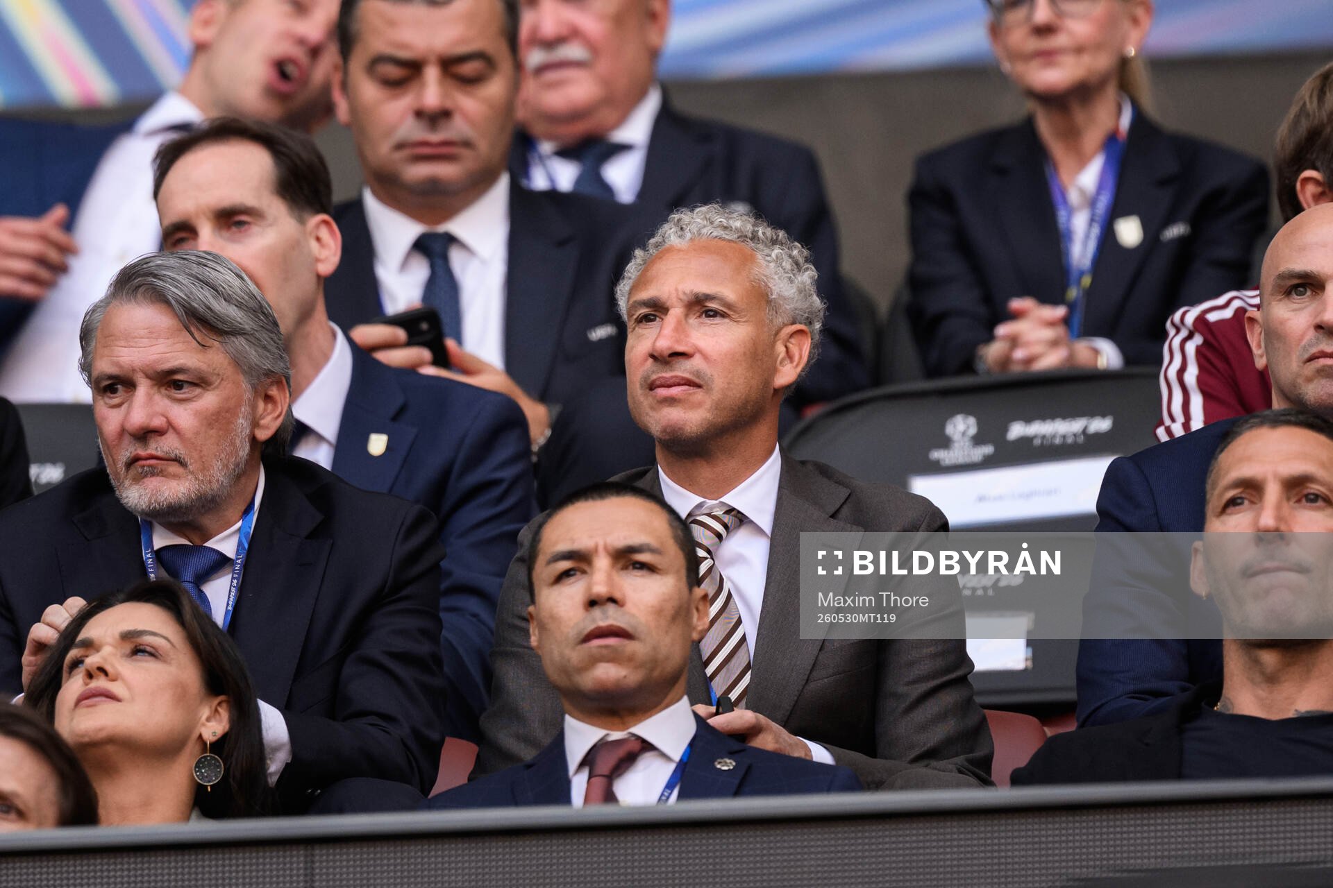 Henrik Larsson in the stands