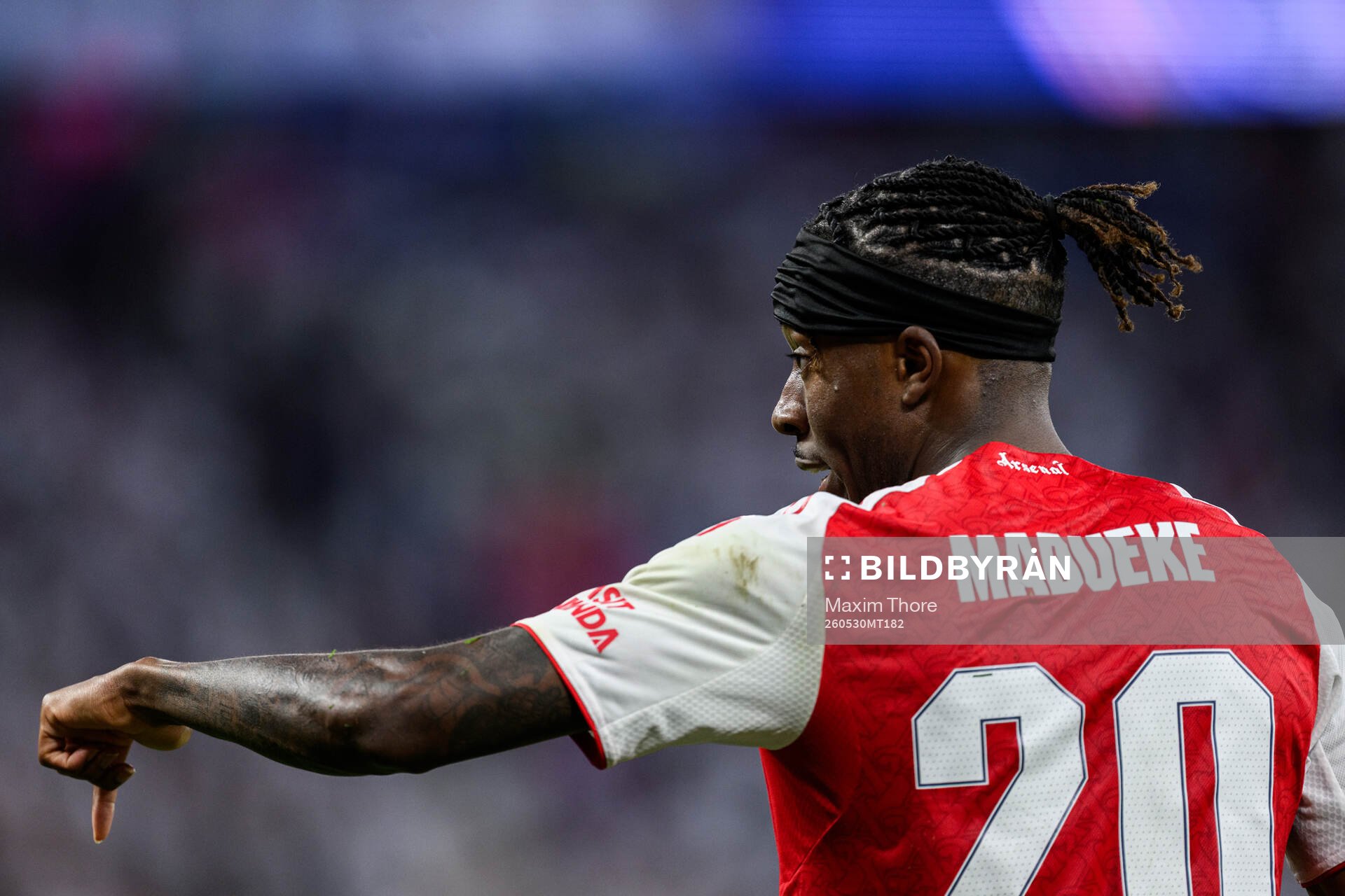 Noni Madueke of Arsenal