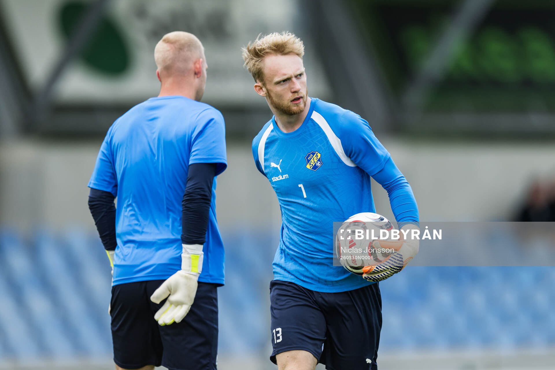 Eskilsminnes målvakt Ian Pettersson och målvakt Hampus