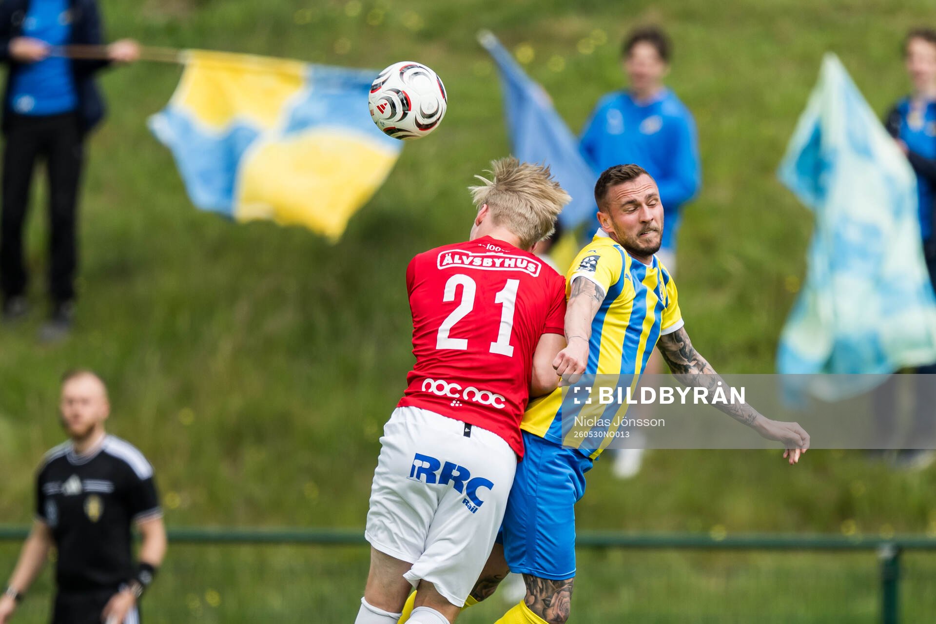 Trelleborgs Oskar Gabrielsson och Eskilsminnes Casper Seger