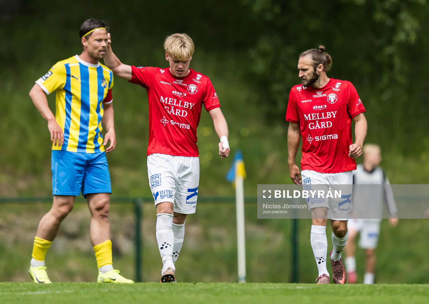 Trelleborgs Oskar Gabrielsson och Oskar Sverrisson jublar