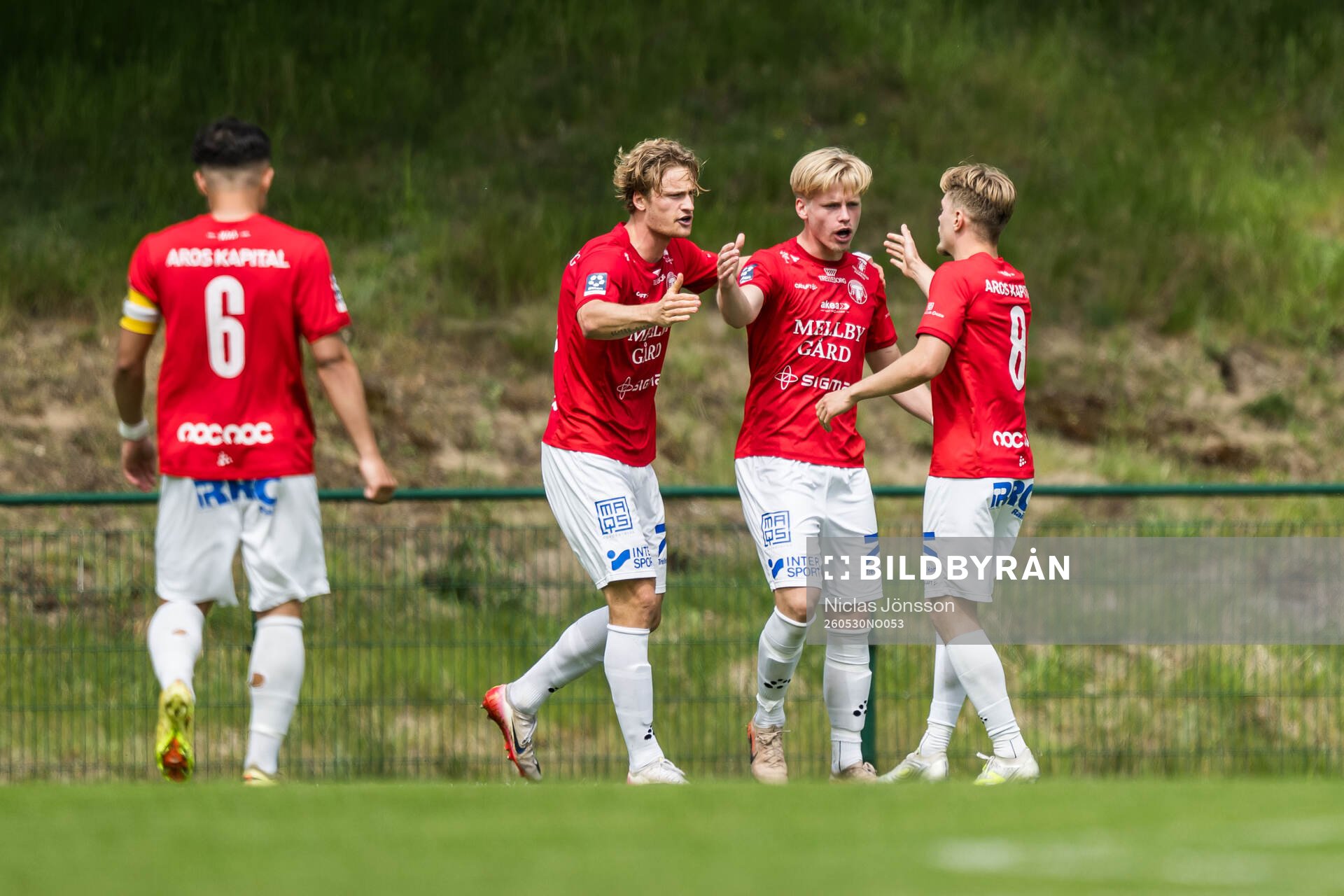 Trelleborgs Vincent Poppler, Oskar Gabrielsson och Oskar