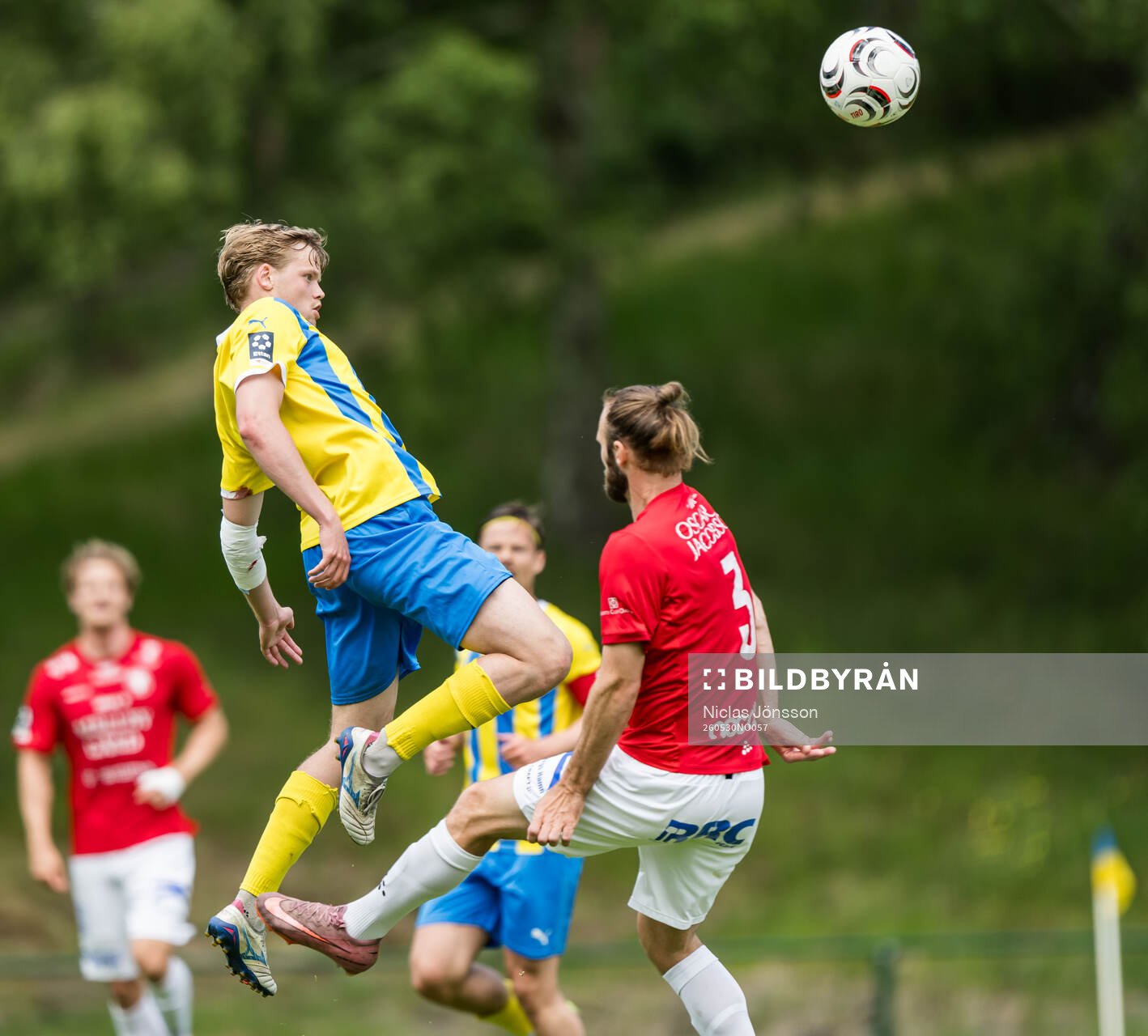 Trelleborgs Oskar Sverrisson och Eskilsminnes Leo Frigell