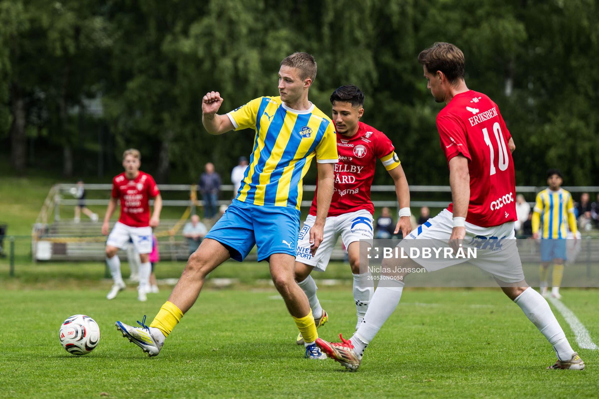 Eskilsminnes André Gustafson och Trelleborgs Sebastian
