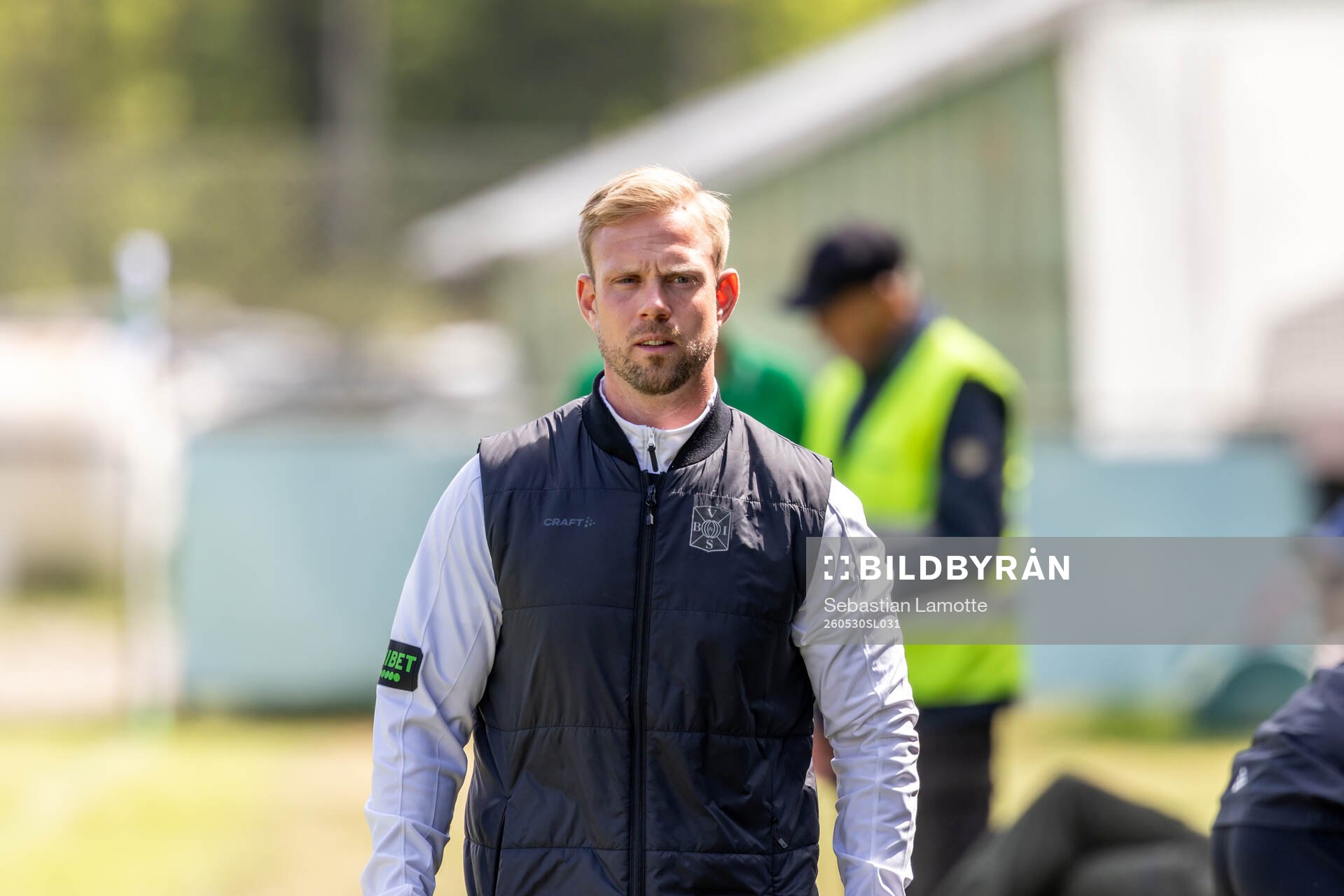 Varbergs tränare Victor Salwén