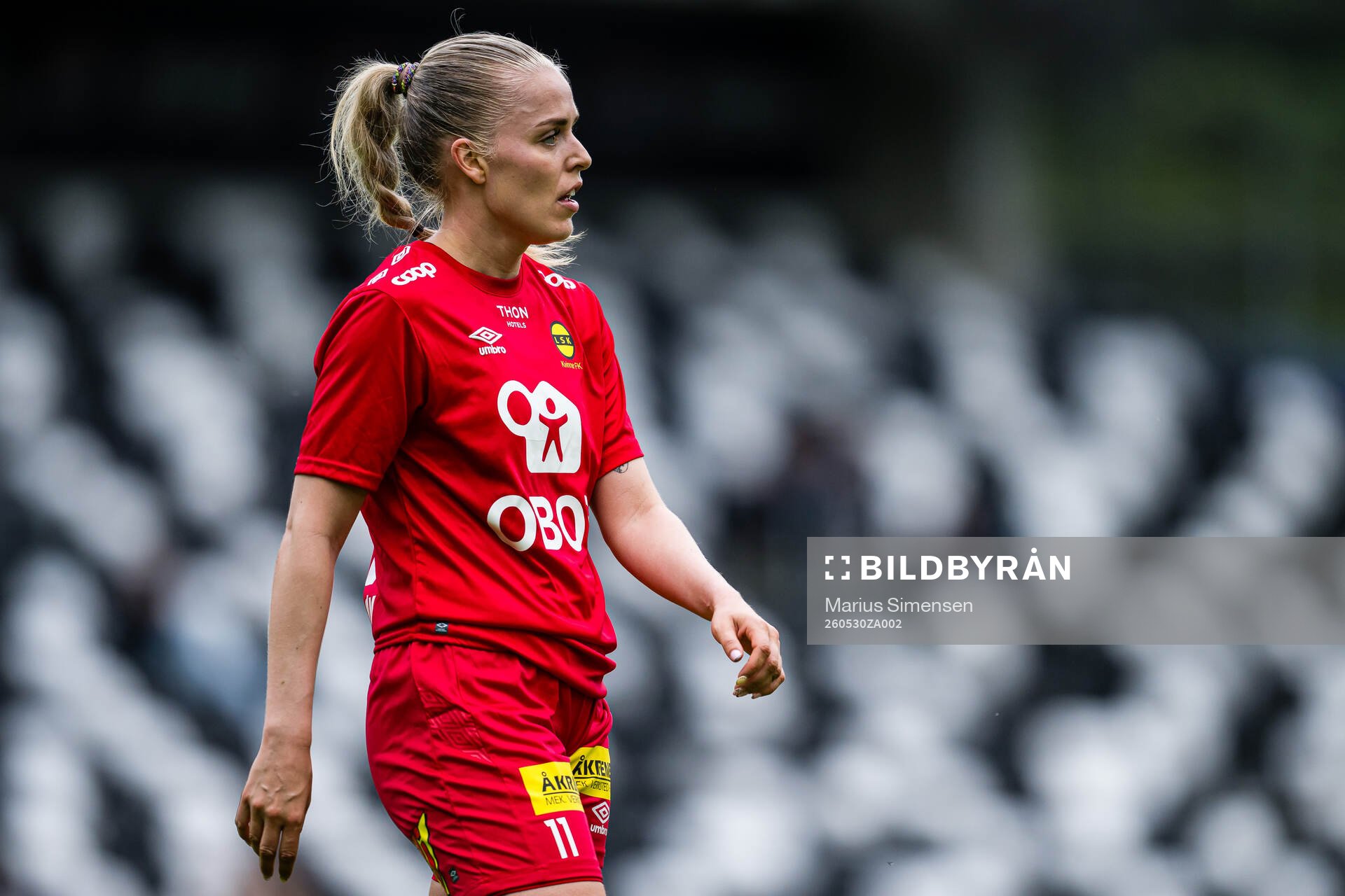 Andrea Karoline Nymo Holmstrøm of LSK Kvinner