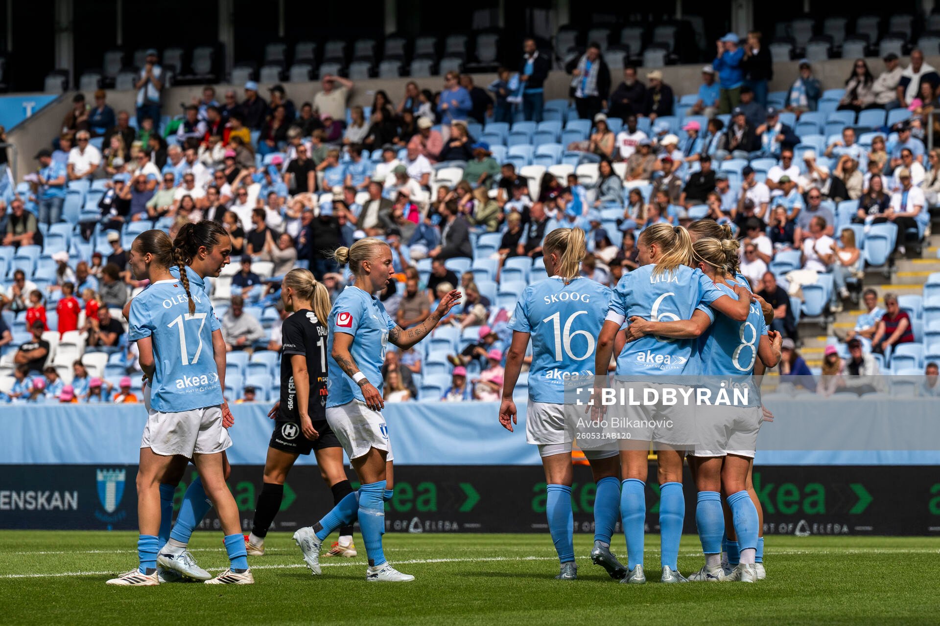 Malmö FFs Isabella DCAquila jublar