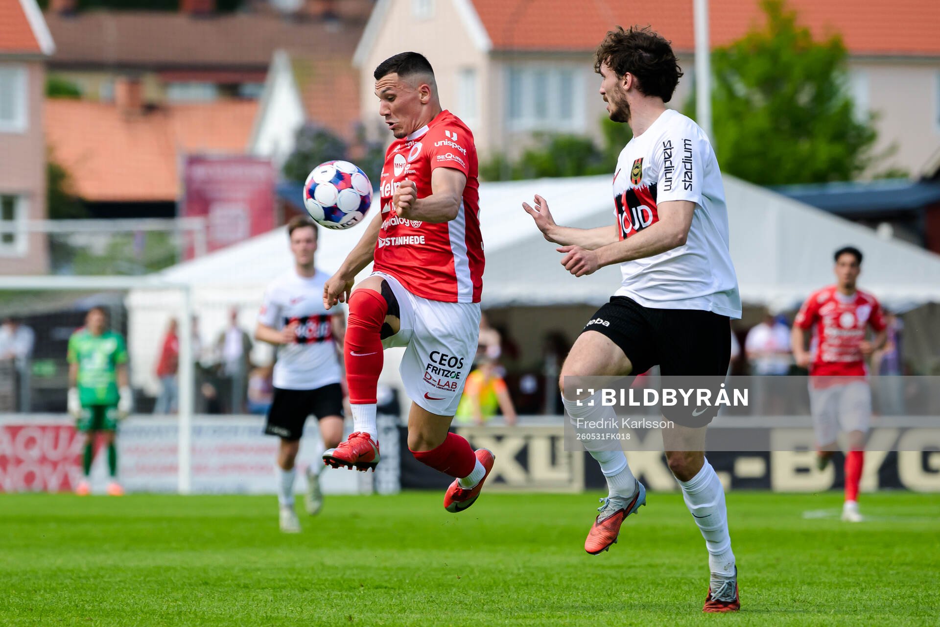 Degerfors Arman Taranis och Brommapojkarnas Andreas Troelsen