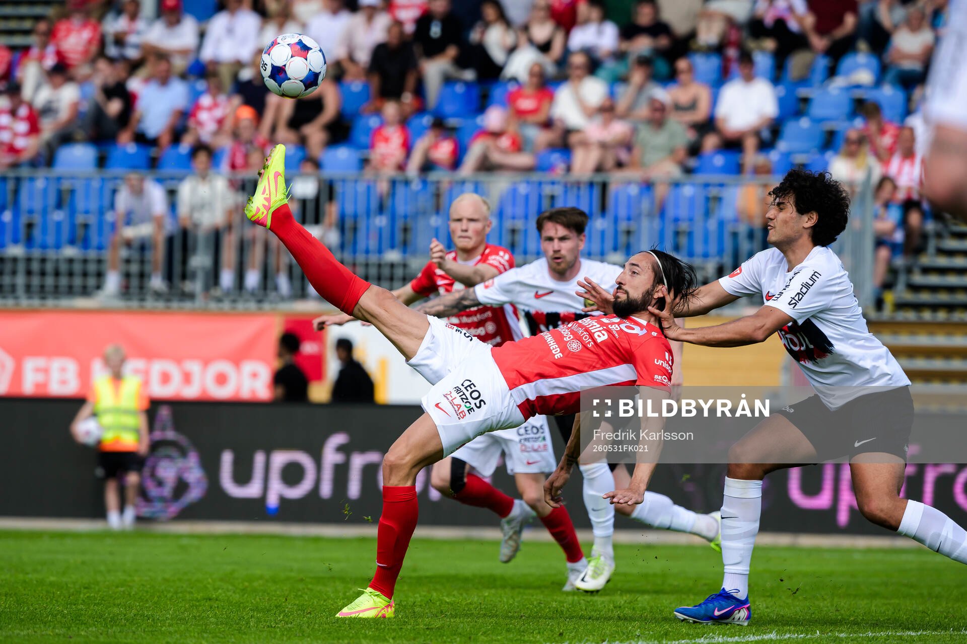 Degerfors Dijan Vukojevic och Brommapojkarnas Jordan Simpson
