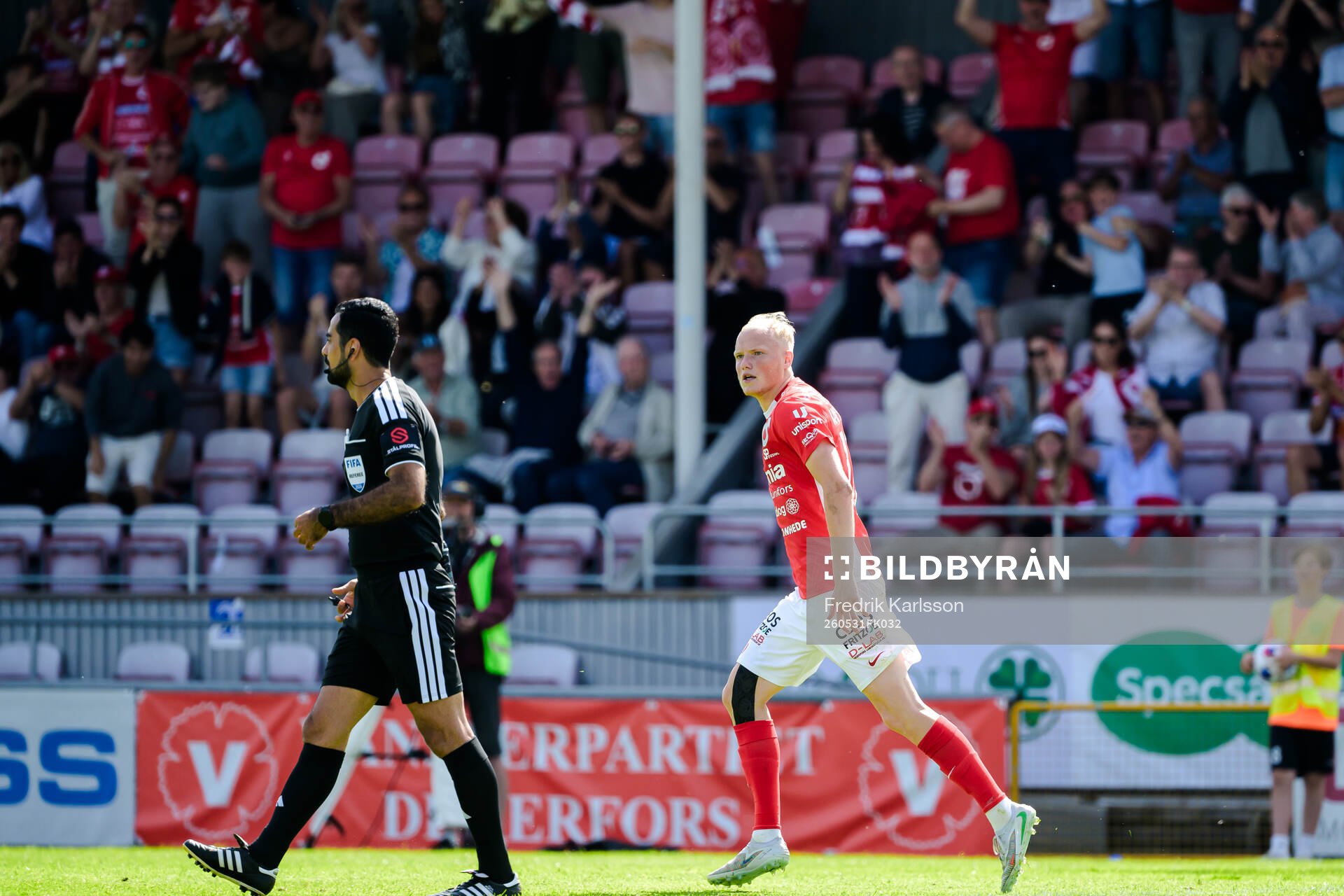 Degerfors Marcus Rafferty jublar