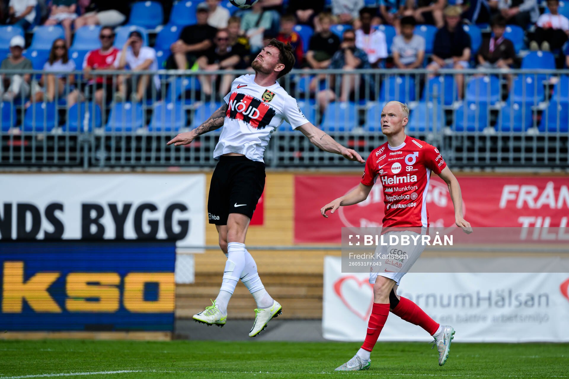 Brommapojkarnas Rasmus Örqvist  och Degerfors Marcus