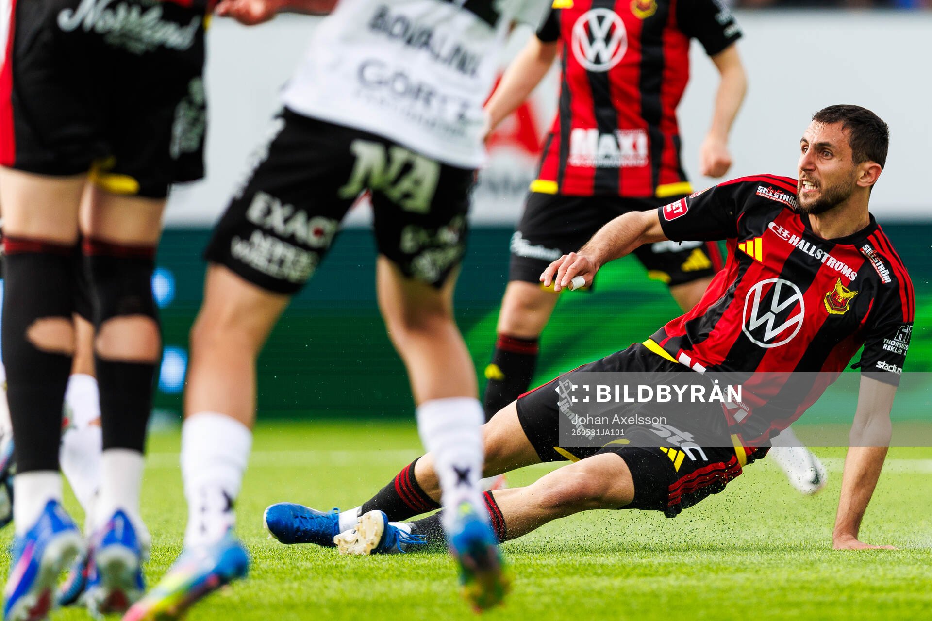 Östersunds Amar Begic gör 1-0