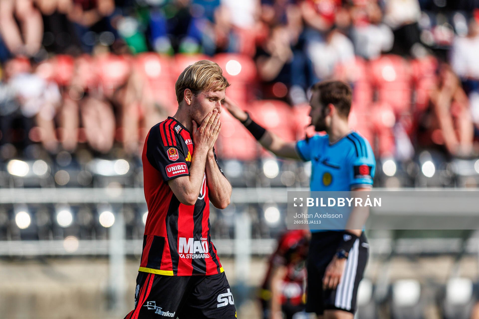Östersunds Simon Marklund deppar