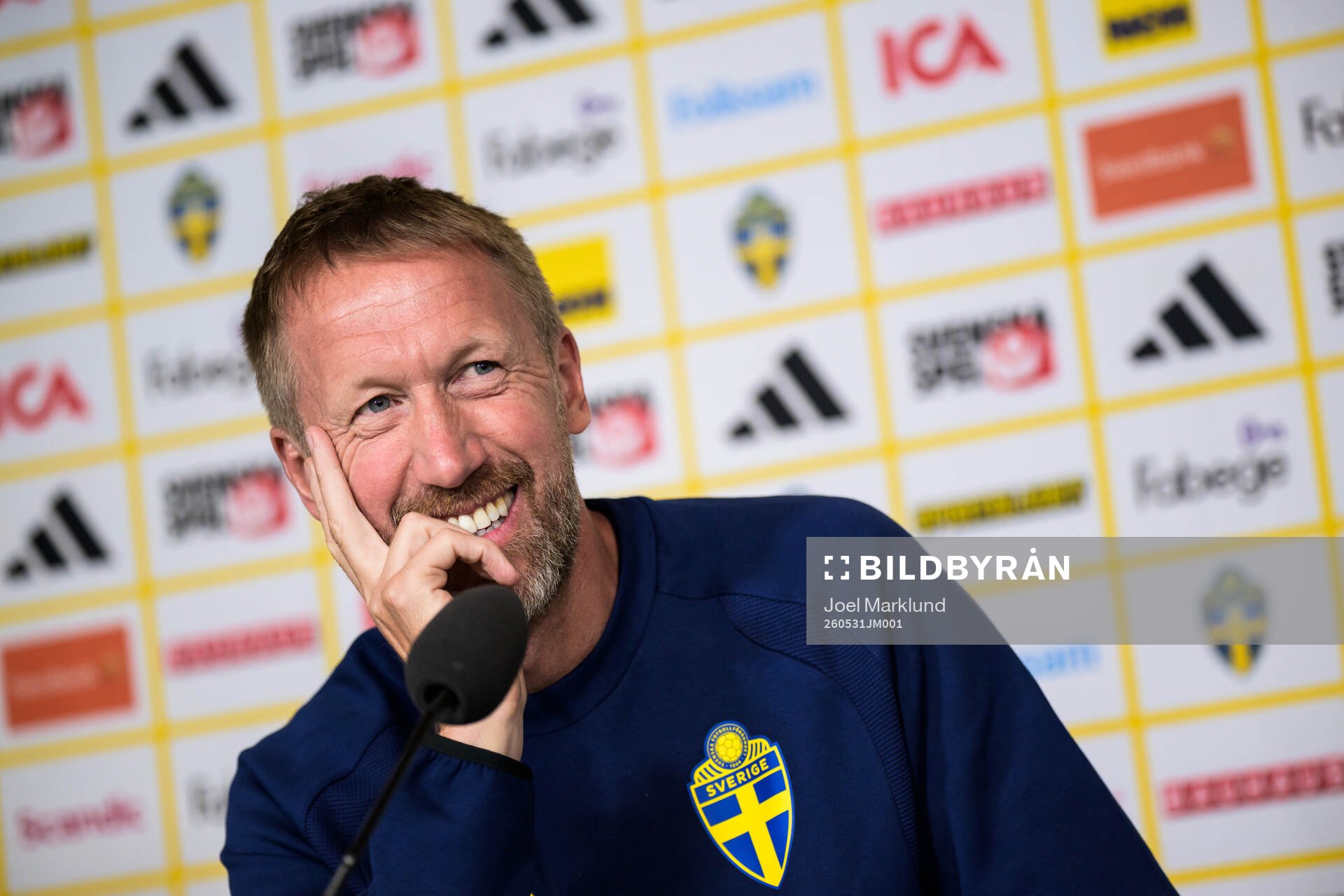 Head coach Graham Potter of the Swedish national football