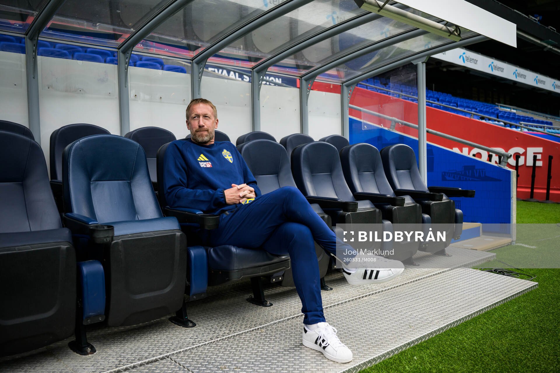 Head coach Graham Potter of the Swedish national football