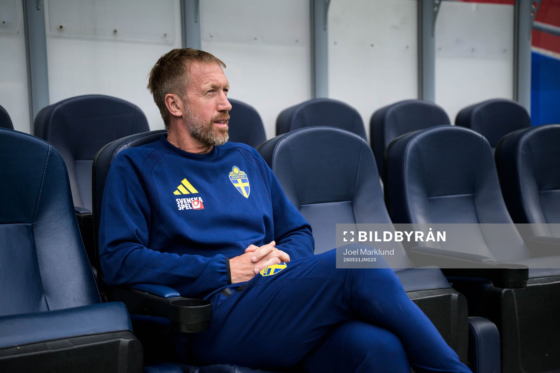 Head coach Graham Potter of the Swedish national football