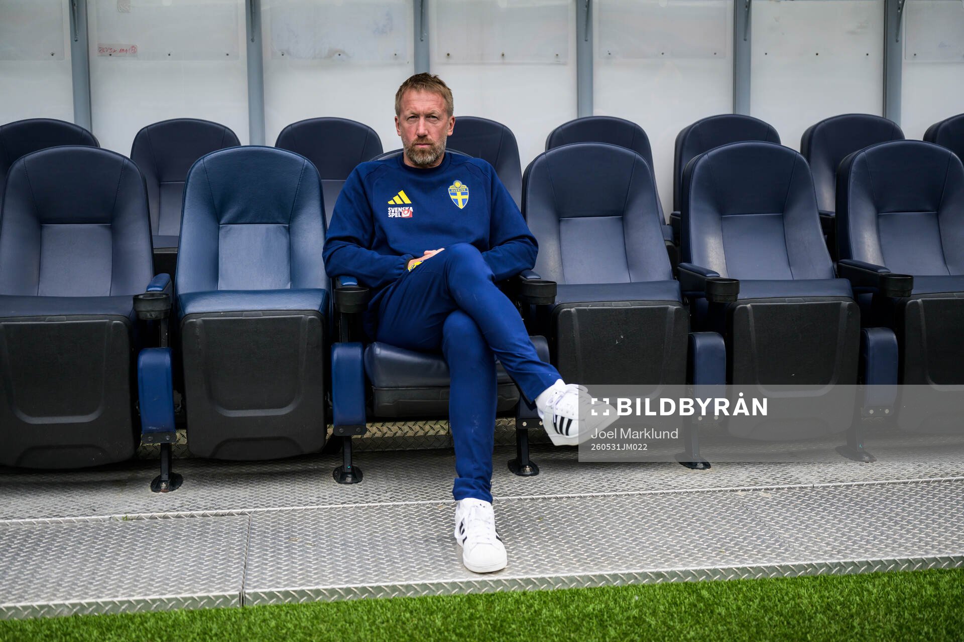 Head coach Graham Potter of the Swedish national football