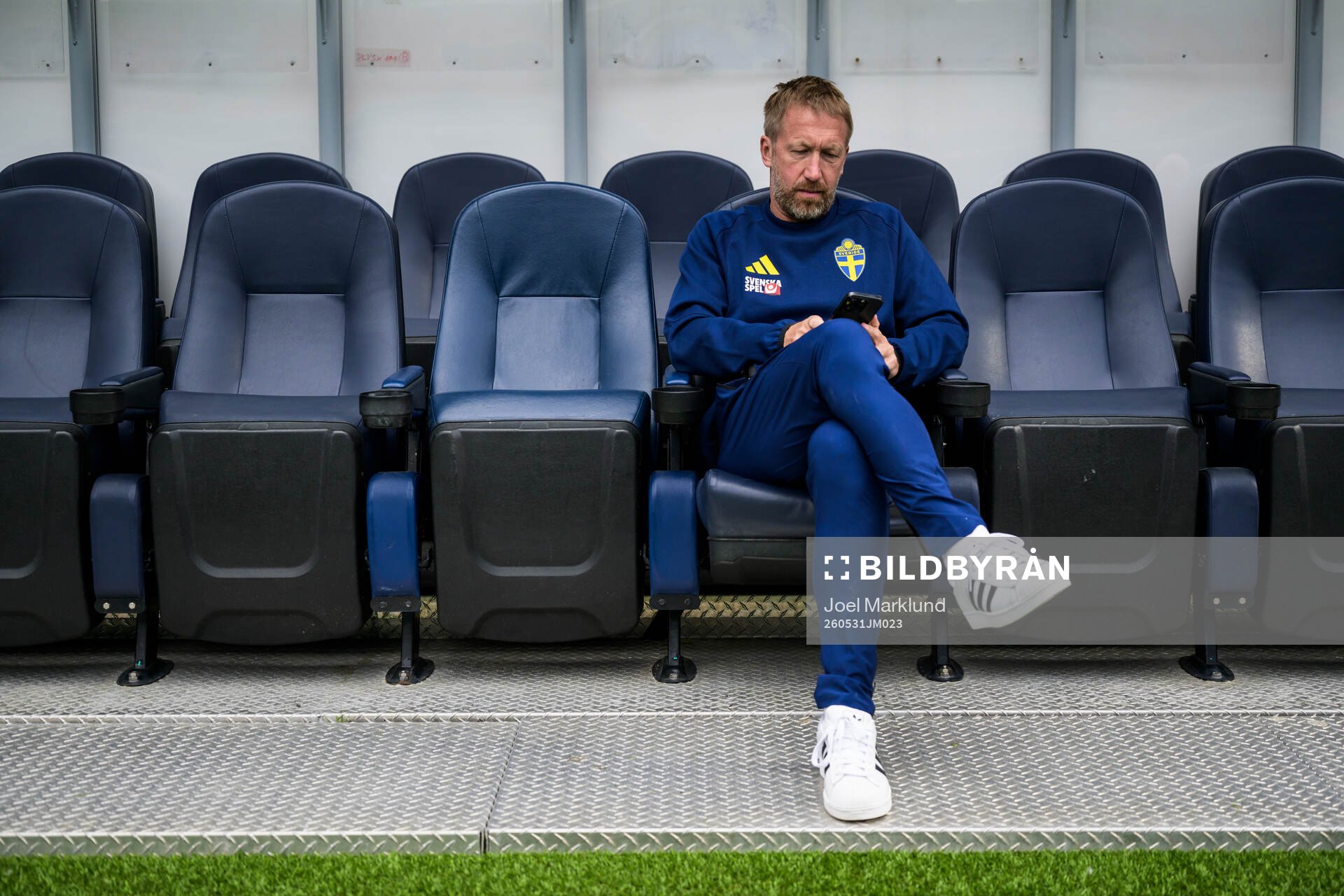 Head coach Graham Potter of the Swedish national football