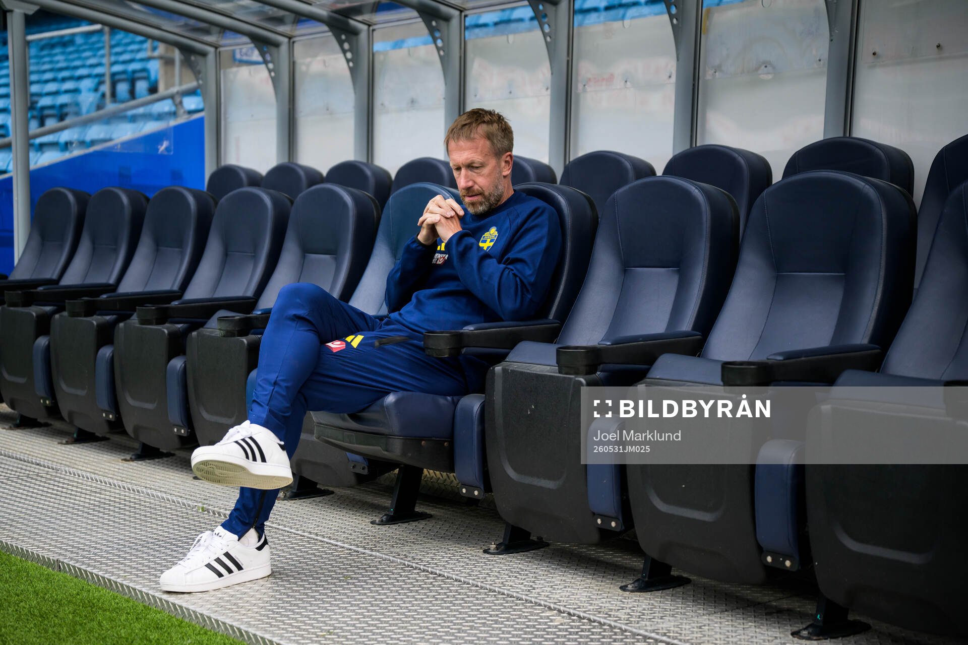 Head coach Graham Potter of the Swedish national football