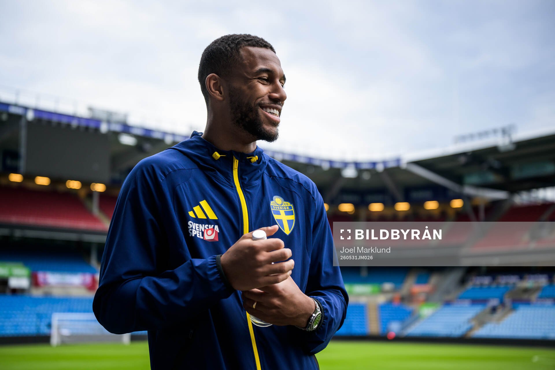 Isak Hien of the Swedish national football team