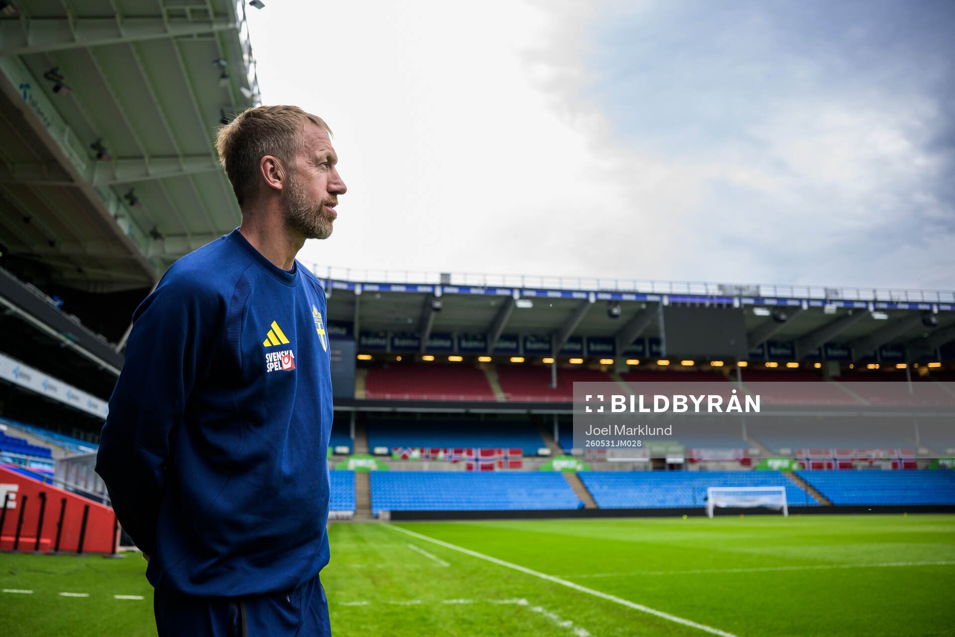 Head coach Graham Potter of the Swedish national football