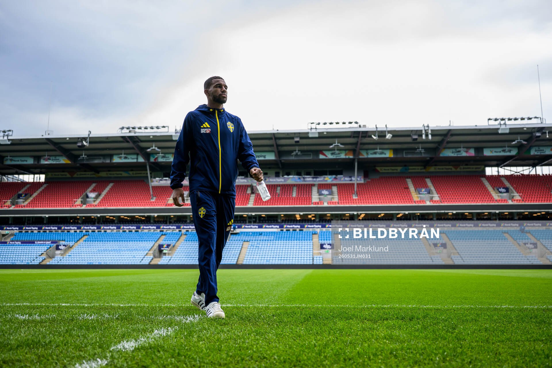 Isak Hien of the Swedish national football team