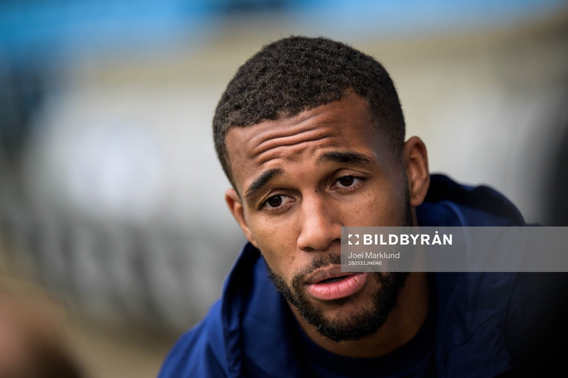 Isak Hien of the Swedish national football team