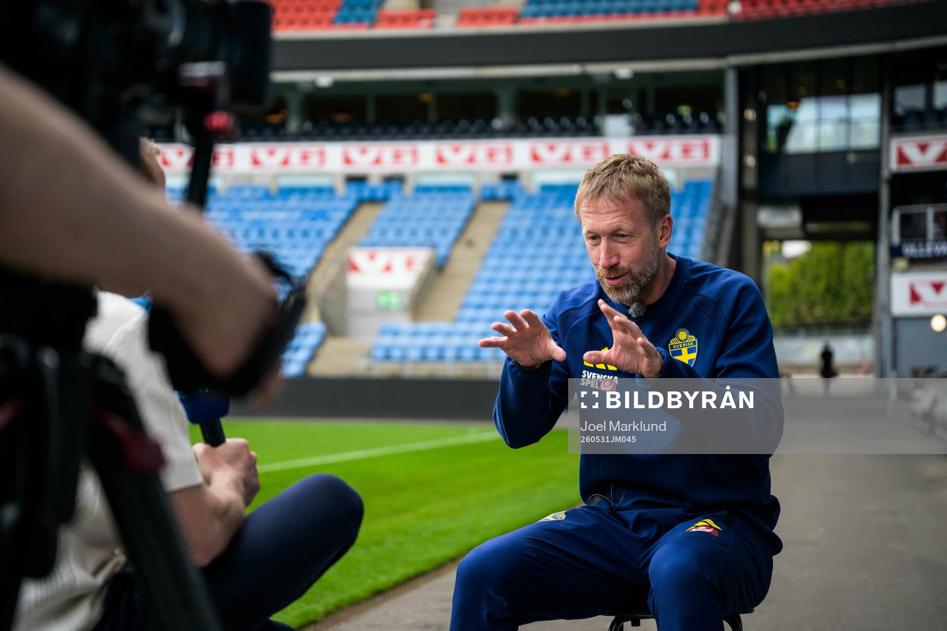 Head coach Graham Potter of the Swedish national football