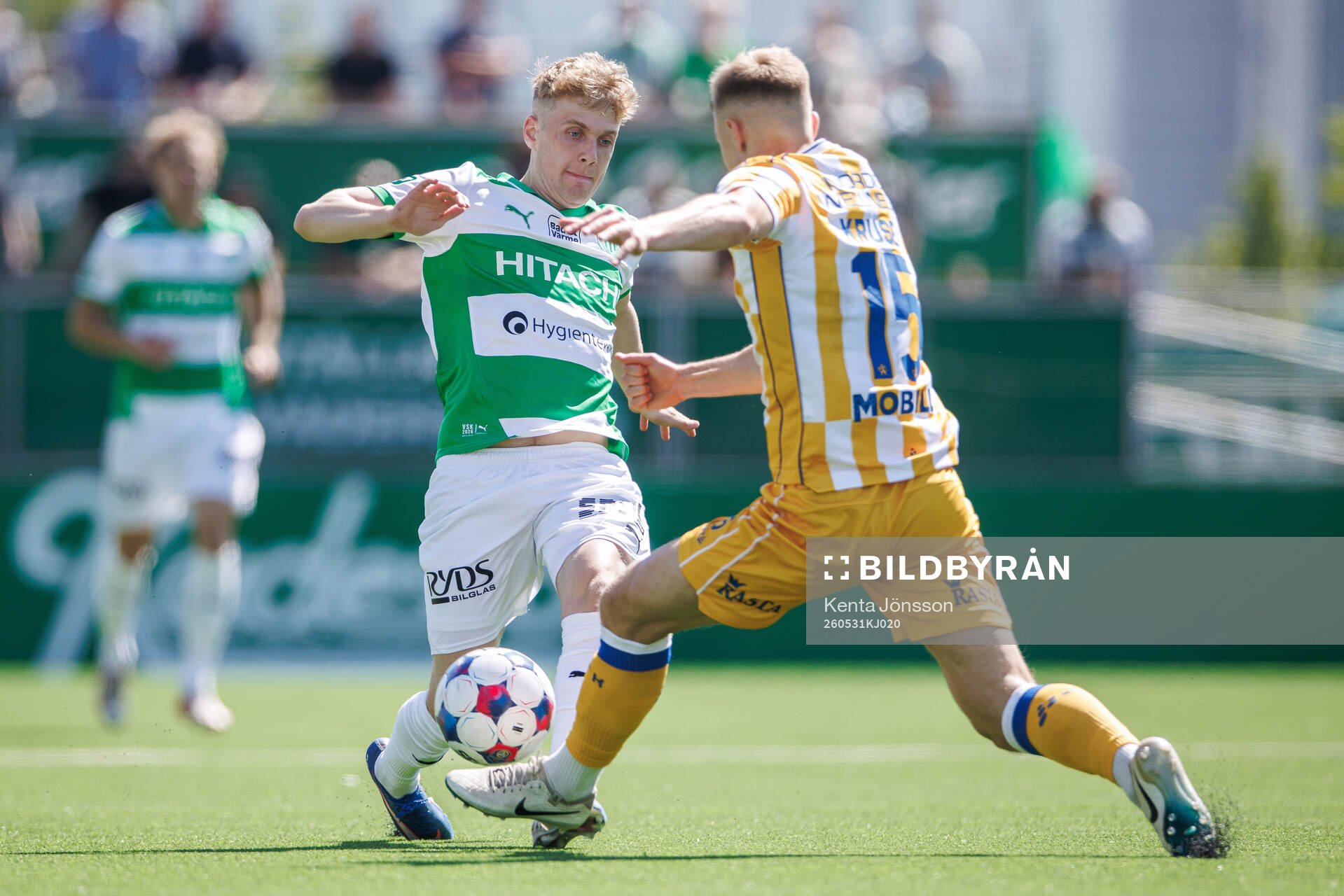 Västerås Mattias Hellisdal och IFK Göteborgs David Kruse
