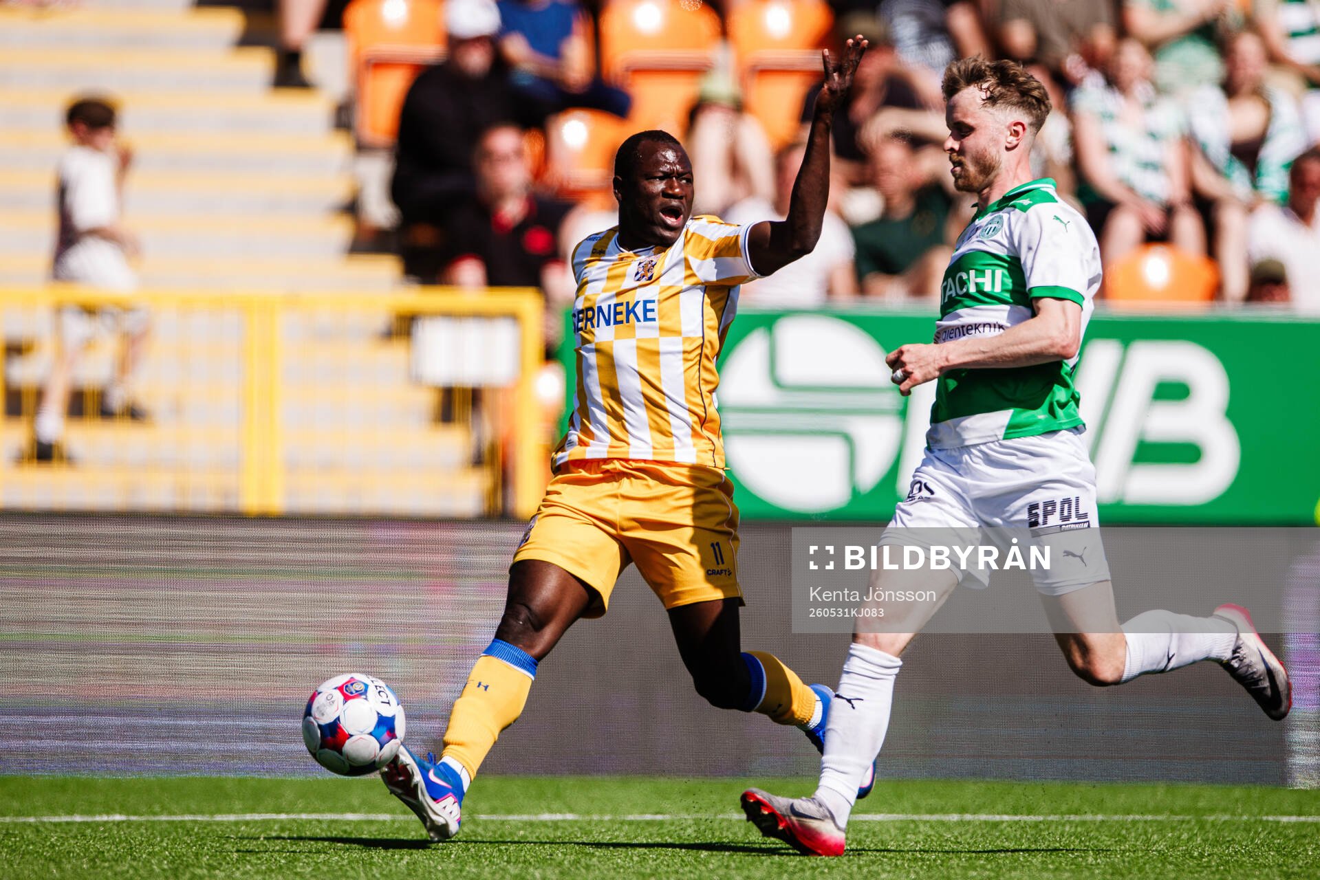 IFK Göteborgs Saidou Alioum Moubarak och Västerås Victor