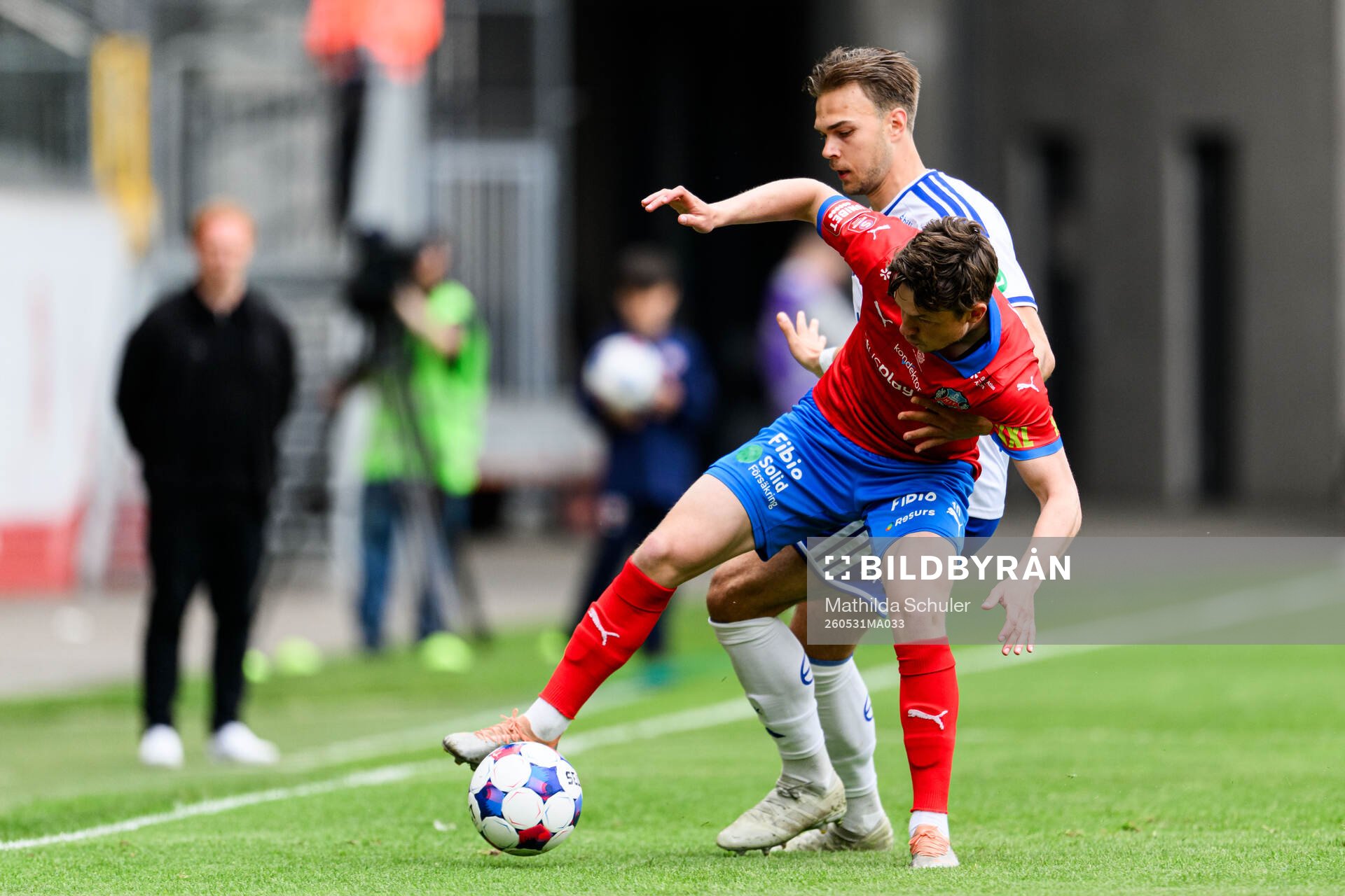 IFK Norrköpings Anton Eriksson och Helsingborgs Max