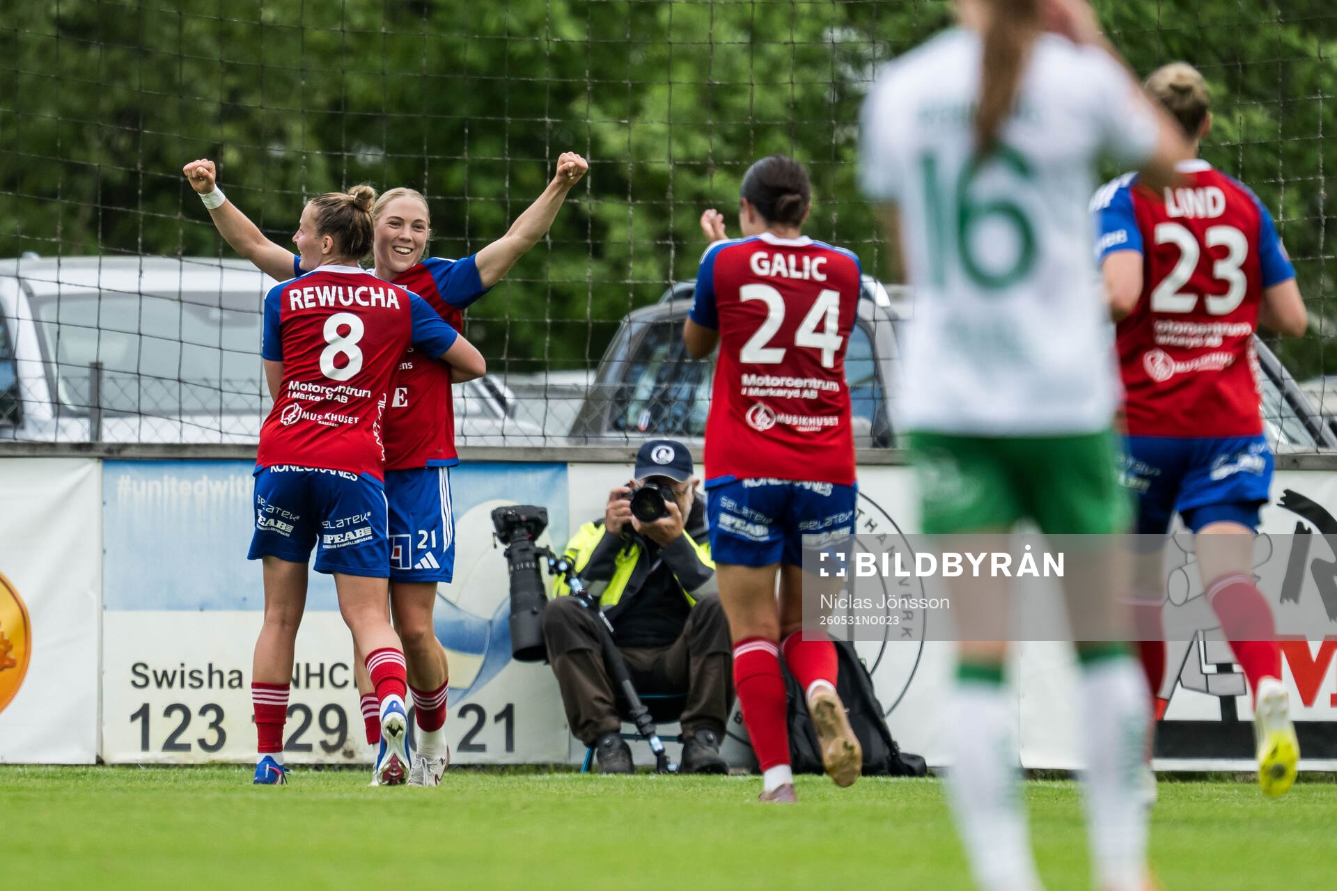 Vittsjös Milla Larsson jublar