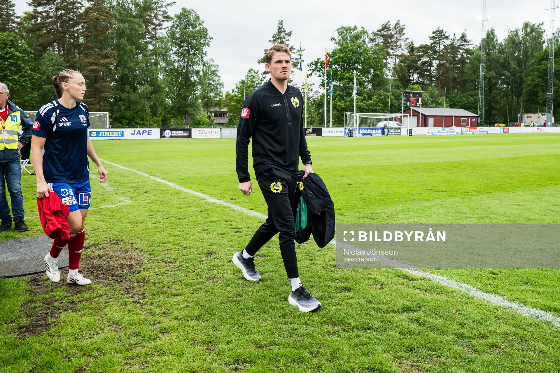 Hammarbys tränare William Strömberg