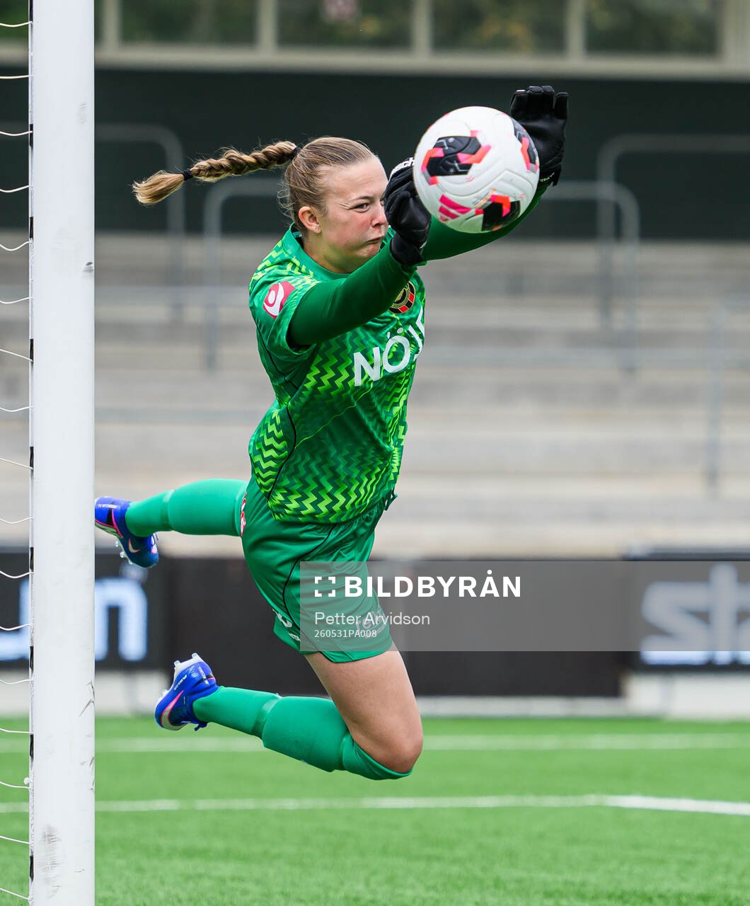 Brommapojkarnas målvakt Clara Ekstrand