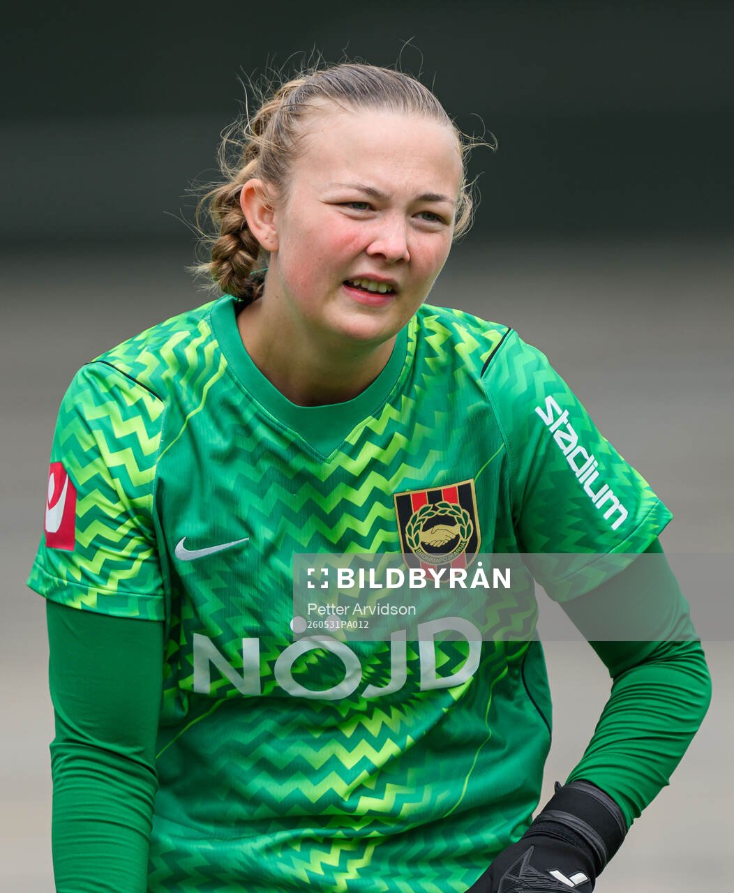 Brommapojkarnas målvakt Clara Ekstrand