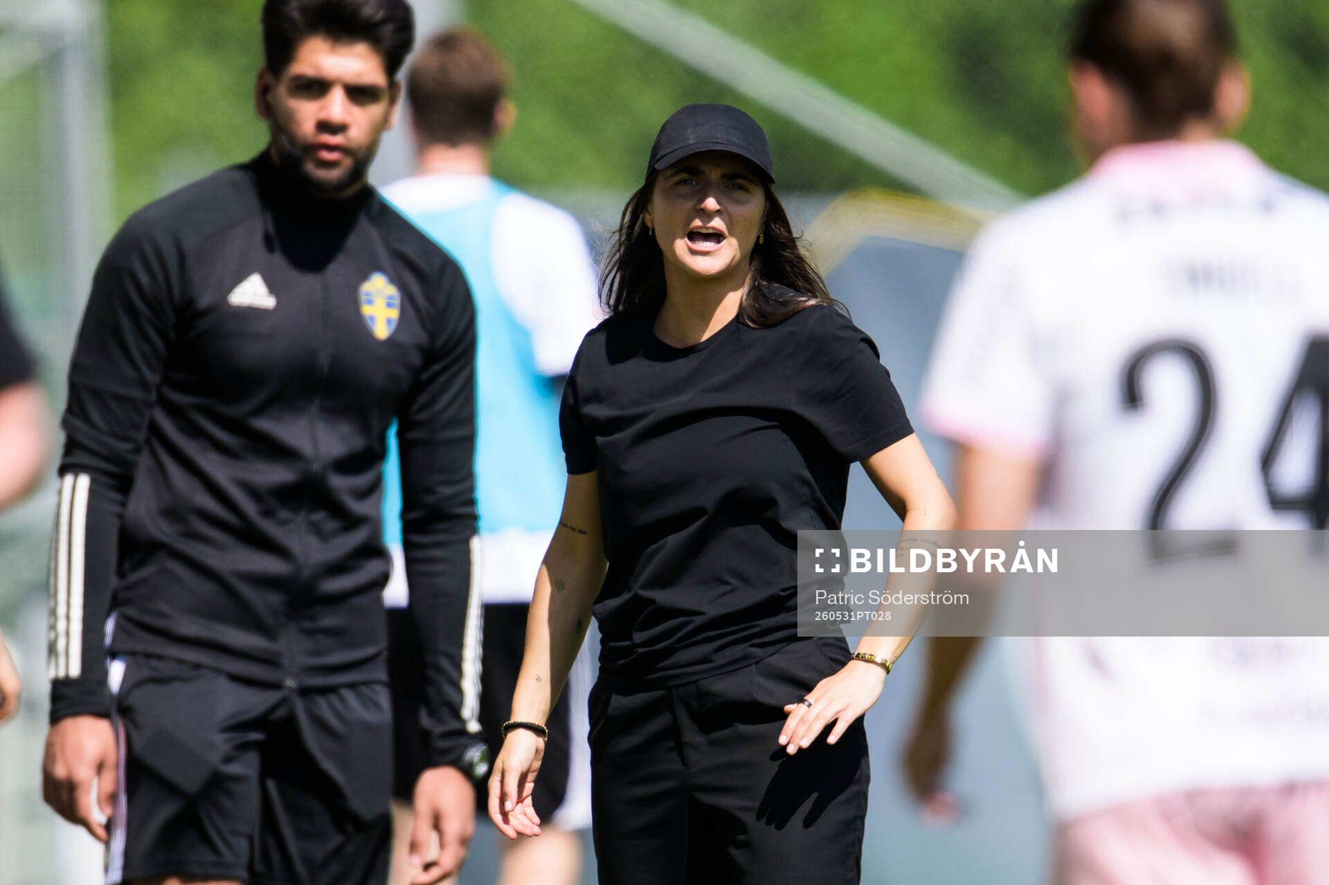 Häckens tränare Elena Sadiku