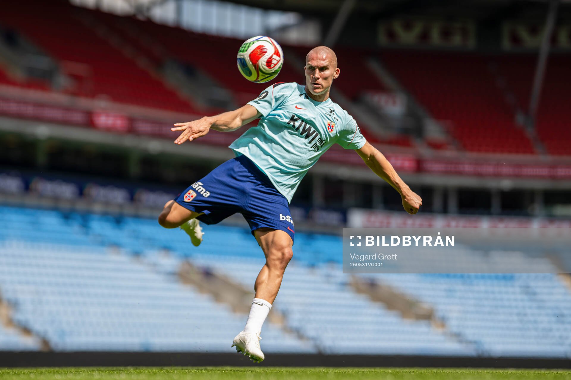 Leo Østigård of the Norwegian national football team
