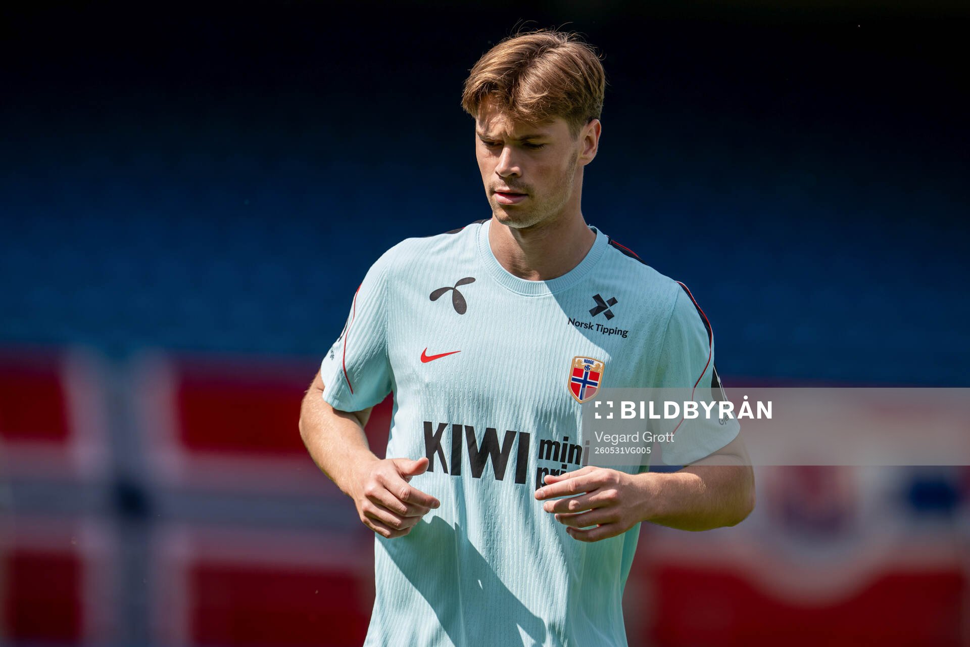 Henrik Falchener of the Norwegian national football team