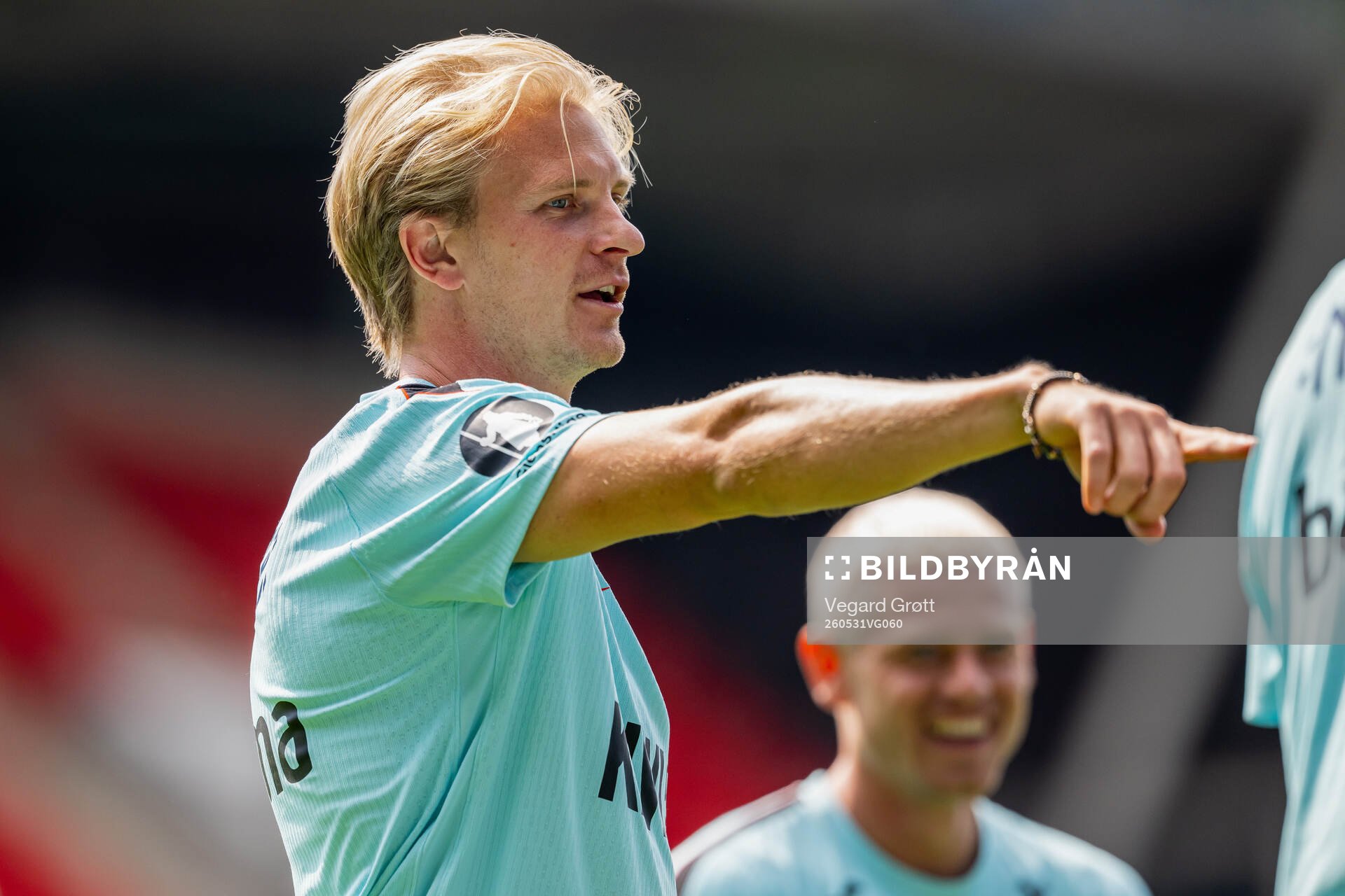 Morten Thorsby of the Norwegian national football team