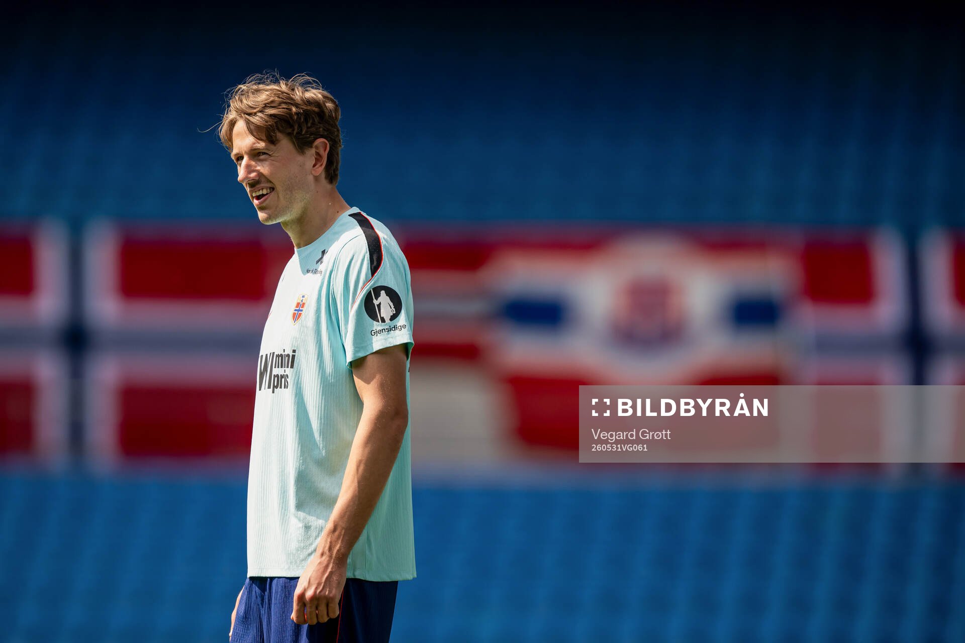 Sander Berge of the Norwegian national football team