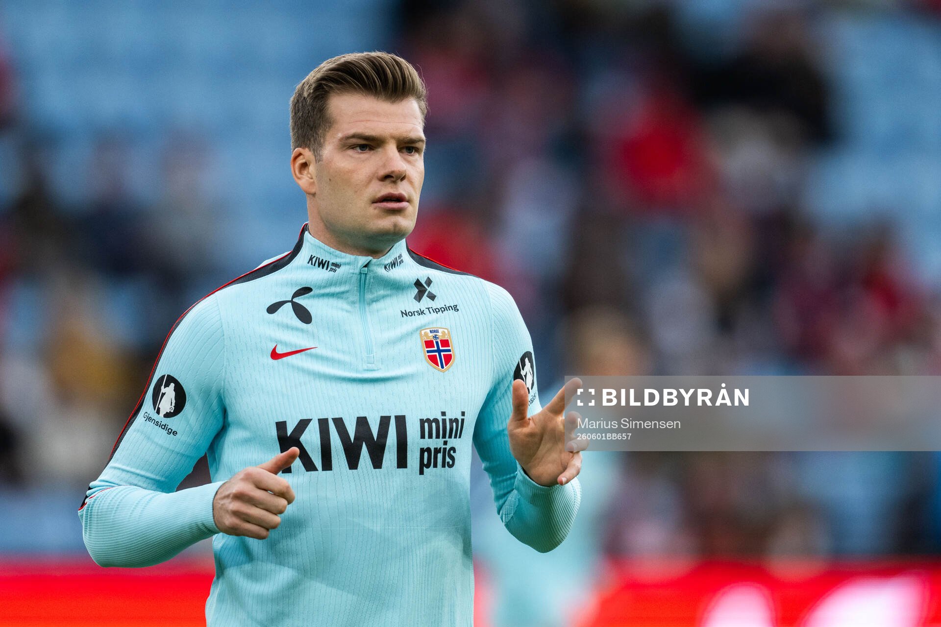 Alexander Sørloth of Norway